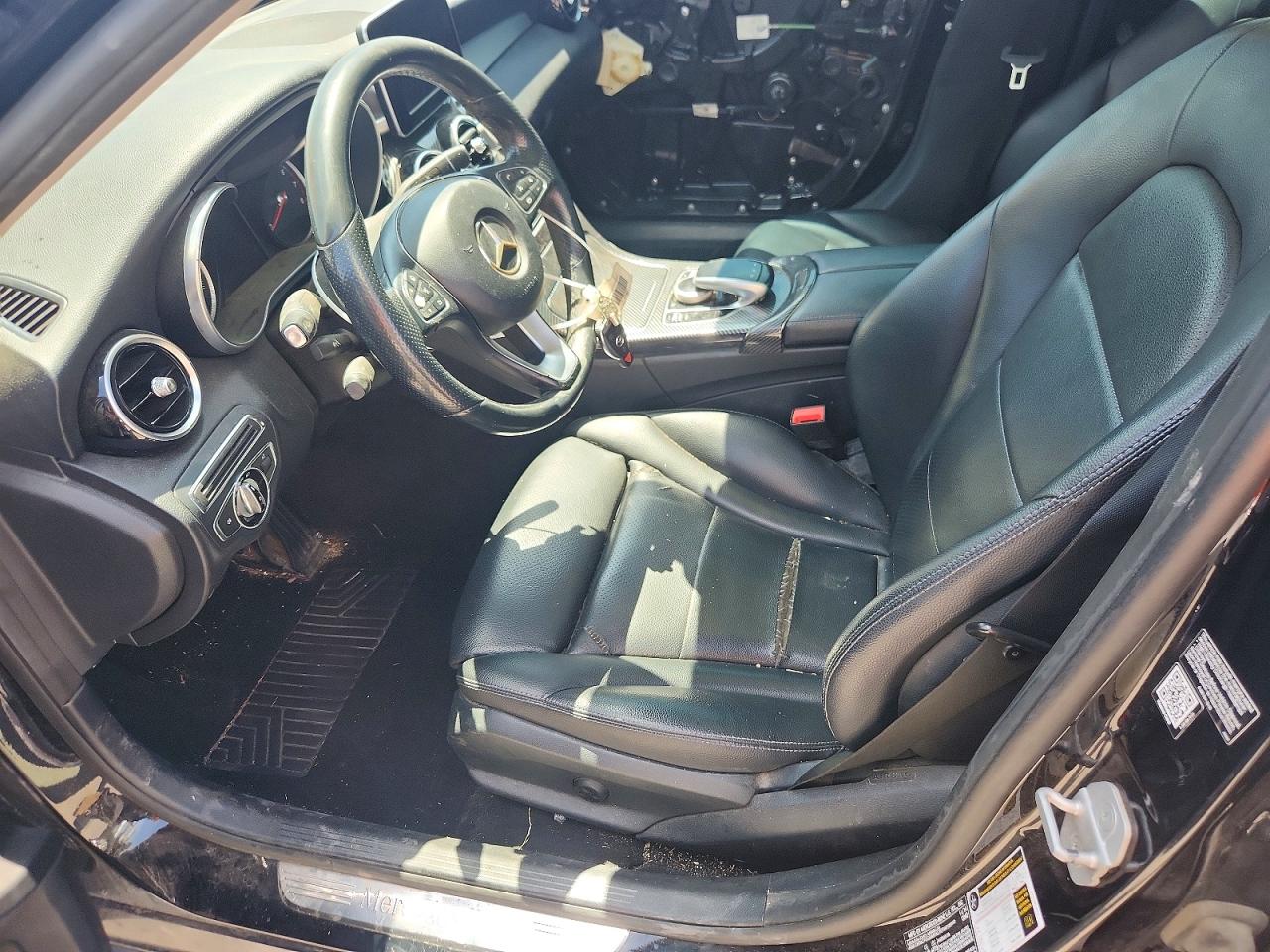 2015 Mercedes-benz C 300 4matic Black vin: 55SWF4KB7FU025887