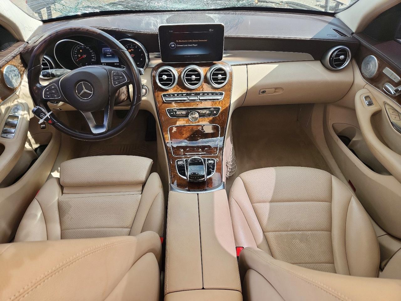 2015 Mercedes-benz C 300 4matic Brown vin: 55SWF4KB7FU035741