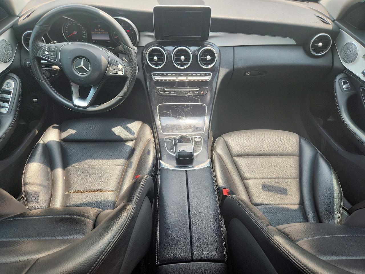 2015 Mercedes-benz C 300 4matic Silver vin: 55SWF4KB7FU055472