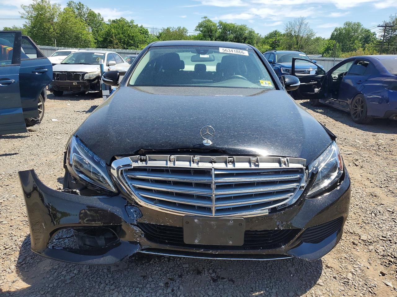 2015 Mercedes-benz C 300 4matic Black vin: 55SWF4KB7FU064186