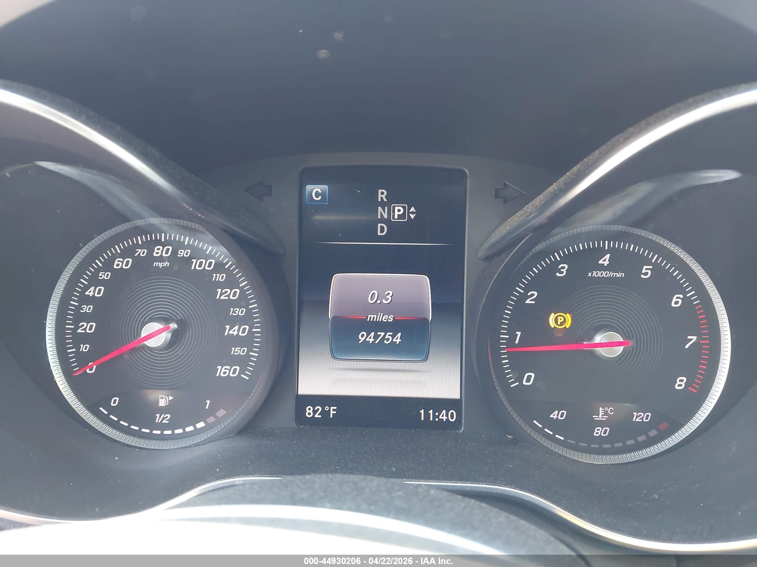 2015 Mercedes-benz C 300 4matic Серый vin: 55SWF4KB7FU066522