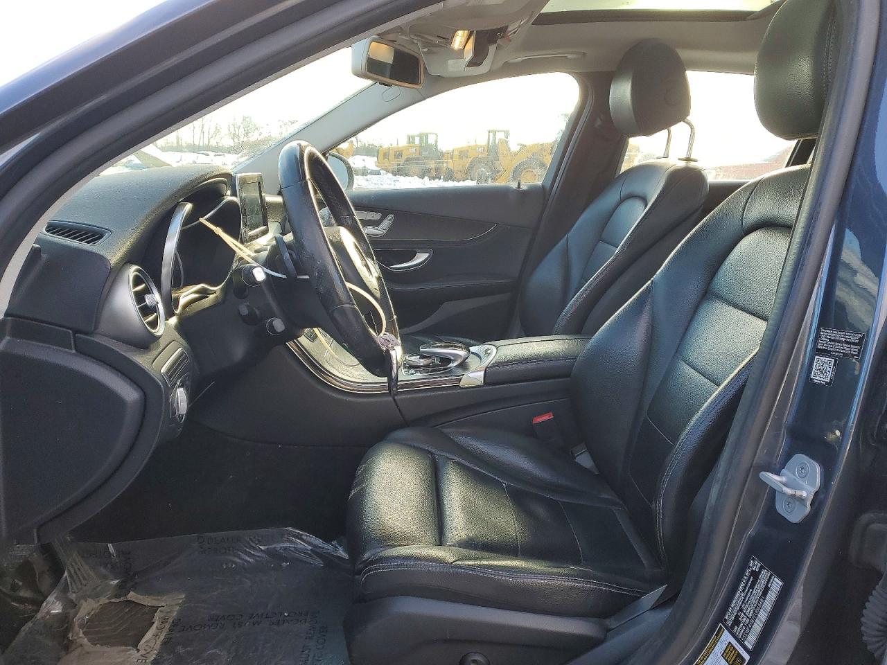 2015 Mercedes Benz C 300 4matic Gray vin: 55SWF4KB7FU068481