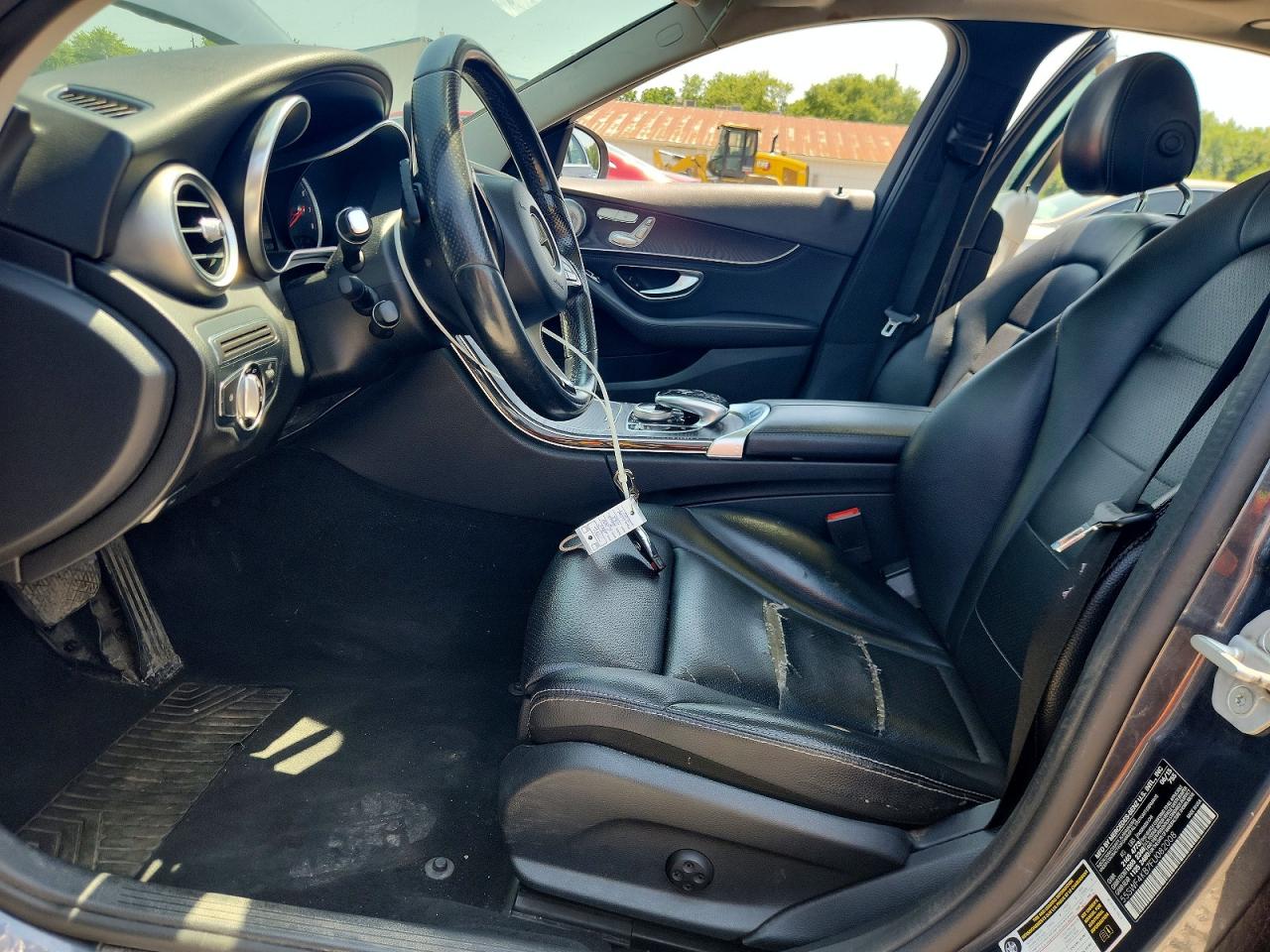 2015 Mercedes-benz C 300 4matic Gray vin: 55SWF4KB7FU082008