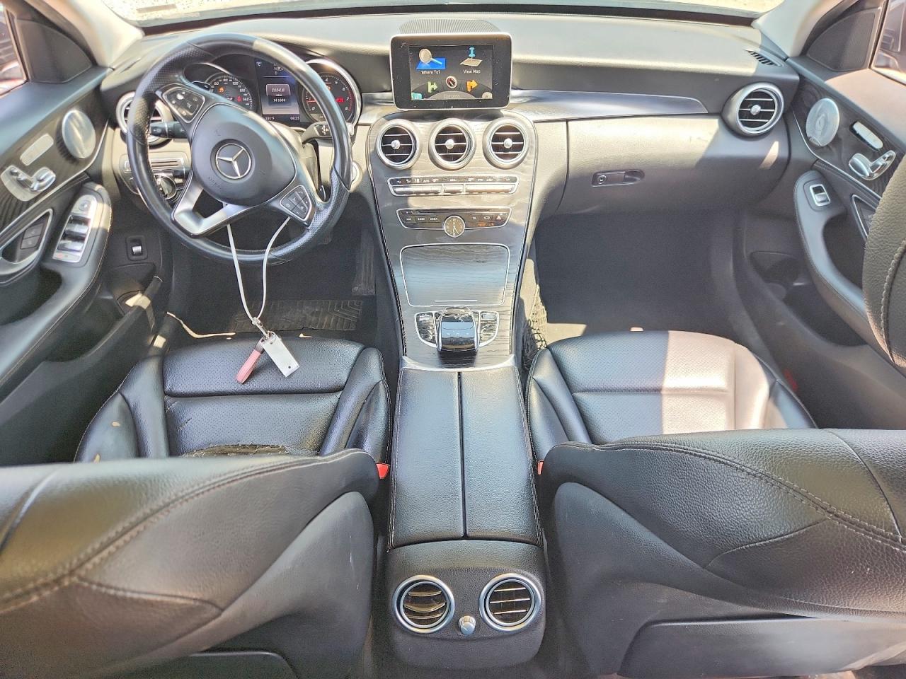 2015 Mercedes-benz C 300 4matic Gray vin: 55SWF4KB7FU082008