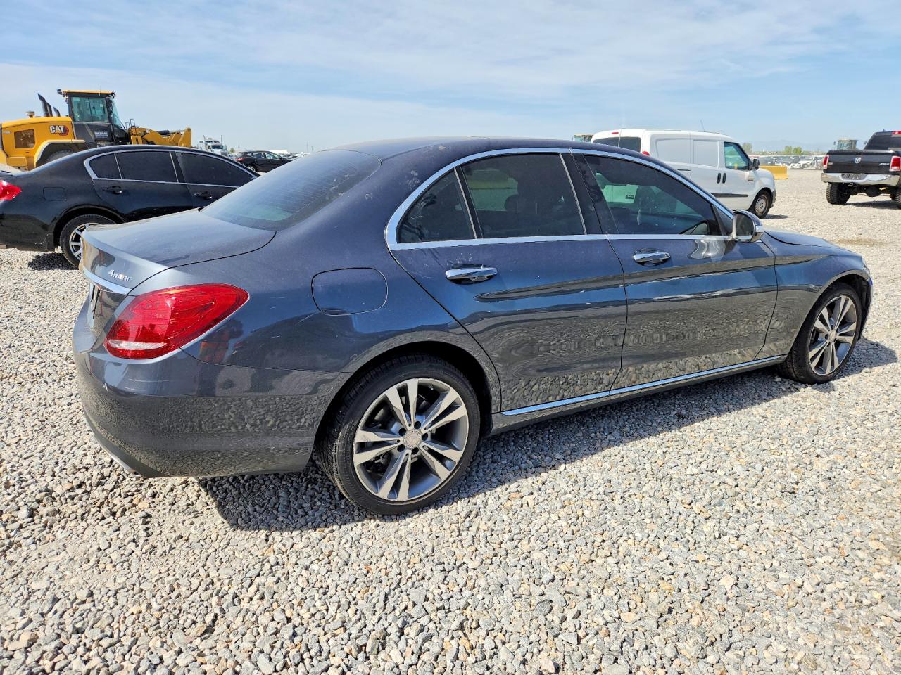 2015 Mercedes-benz C 300 4matic Charcoal vin: 55SWF4KB7FU090562