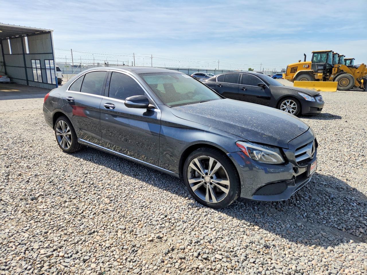 2015 Mercedes-benz C 300 4matic Charcoal vin: 55SWF4KB7FU090562
