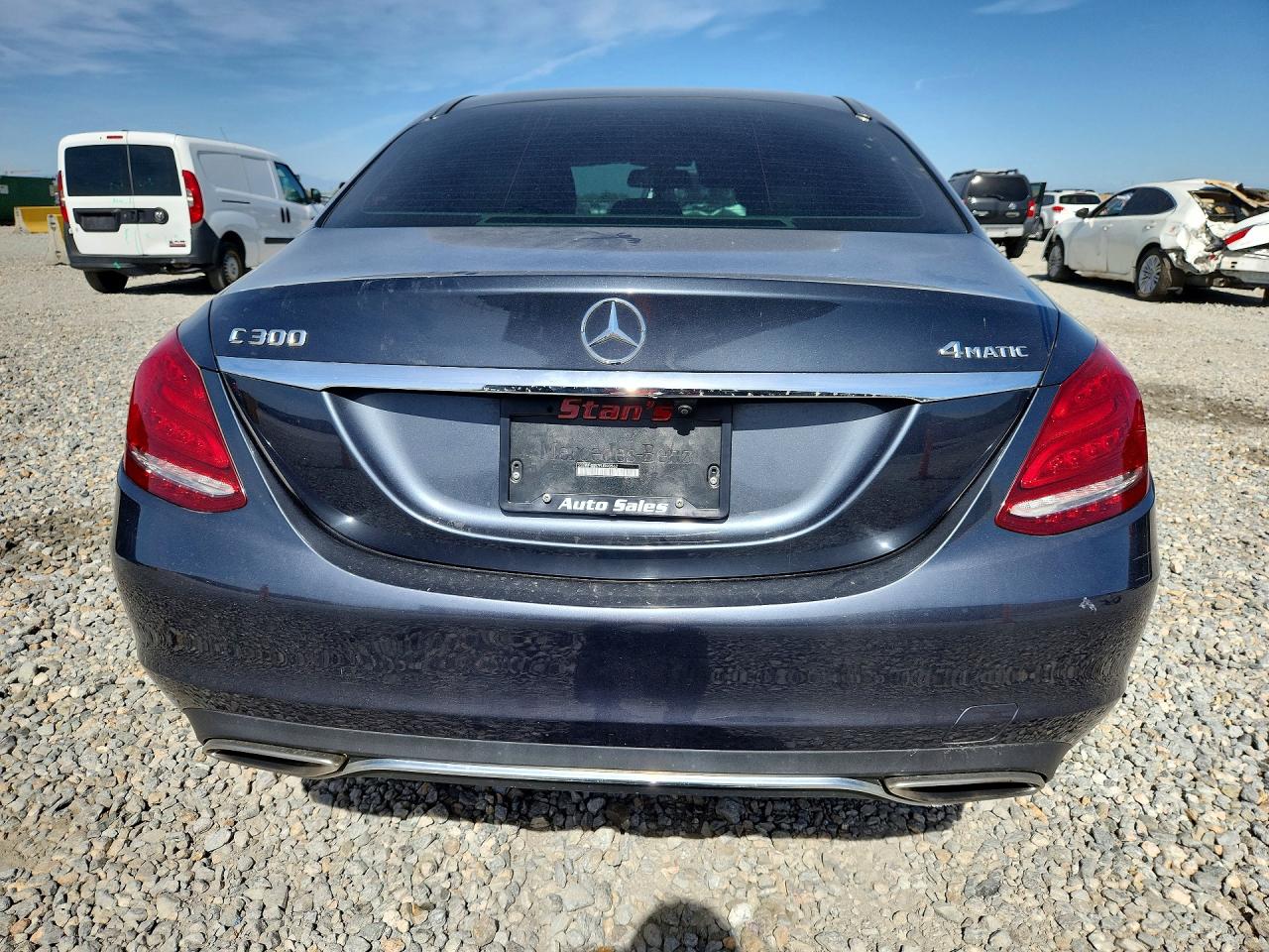 2015 Mercedes-benz C 300 4matic Charcoal vin: 55SWF4KB7FU090562