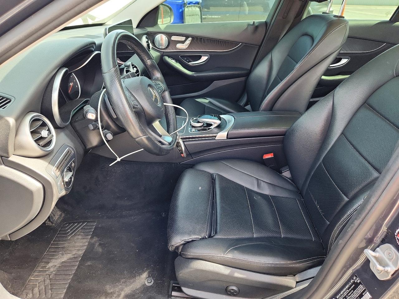 2015 Mercedes-benz C 300 4matic Charcoal vin: 55SWF4KB7FU090562