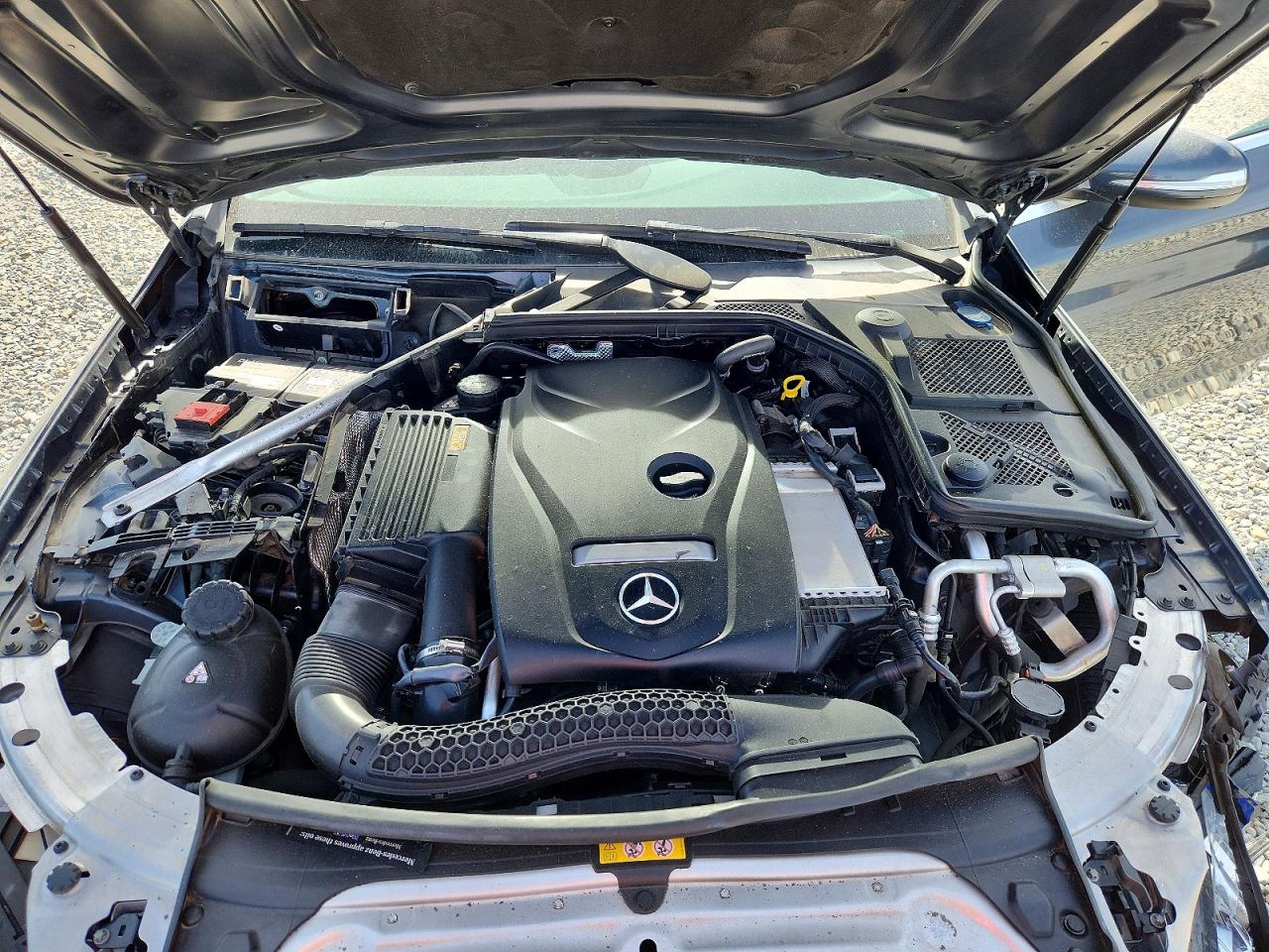 2015 Mercedes-benz C 300 4matic Charcoal vin: 55SWF4KB7FU090562