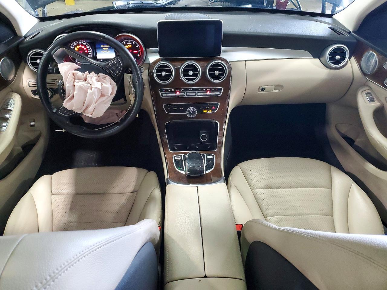 2016 Mercedes-benz C 300 4matic Blue vin: 55SWF4KB7GU105434