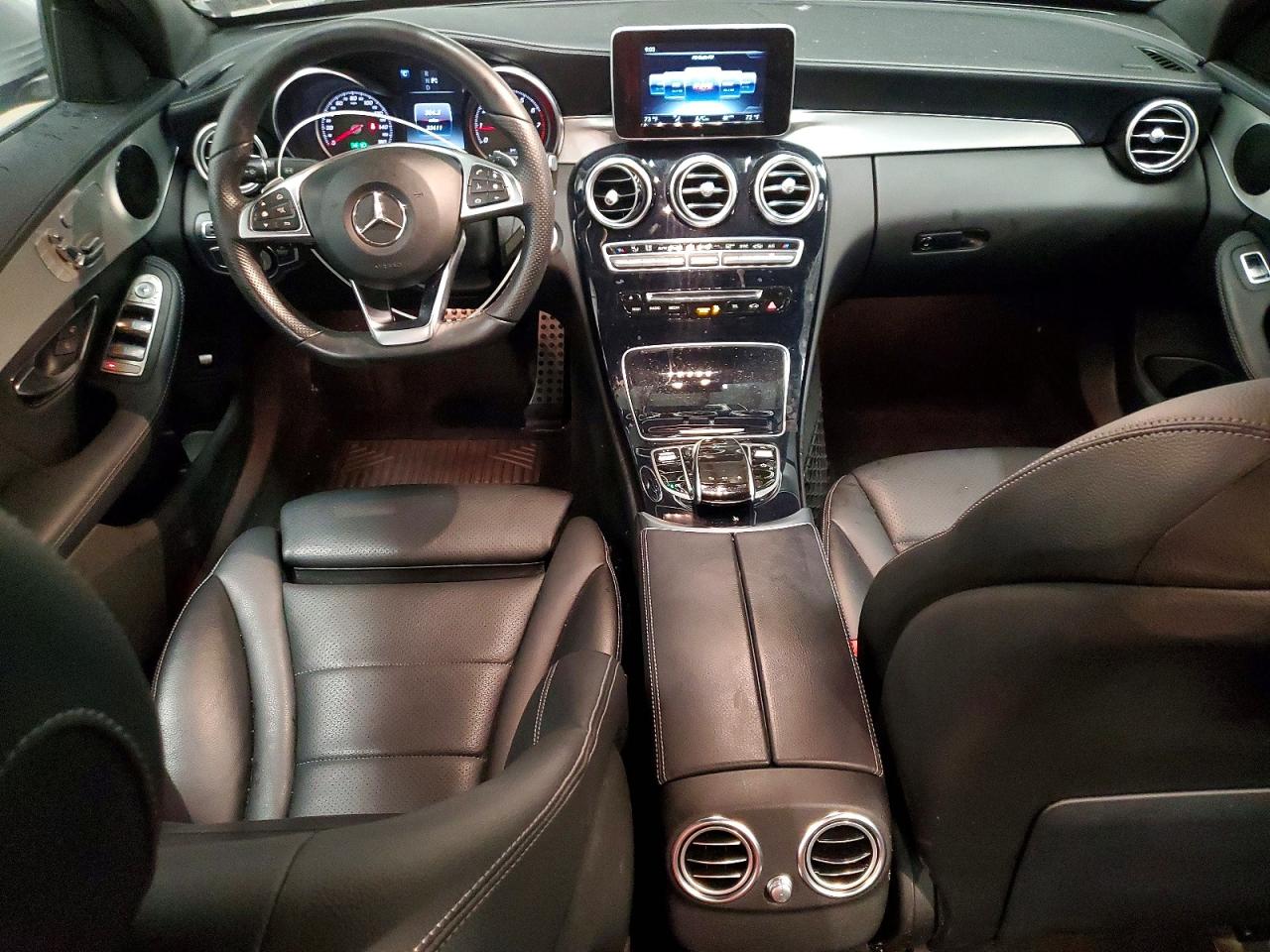 2016 Mercedes-benz C 300 4matic Silver vin: 55SWF4KB7GU140572