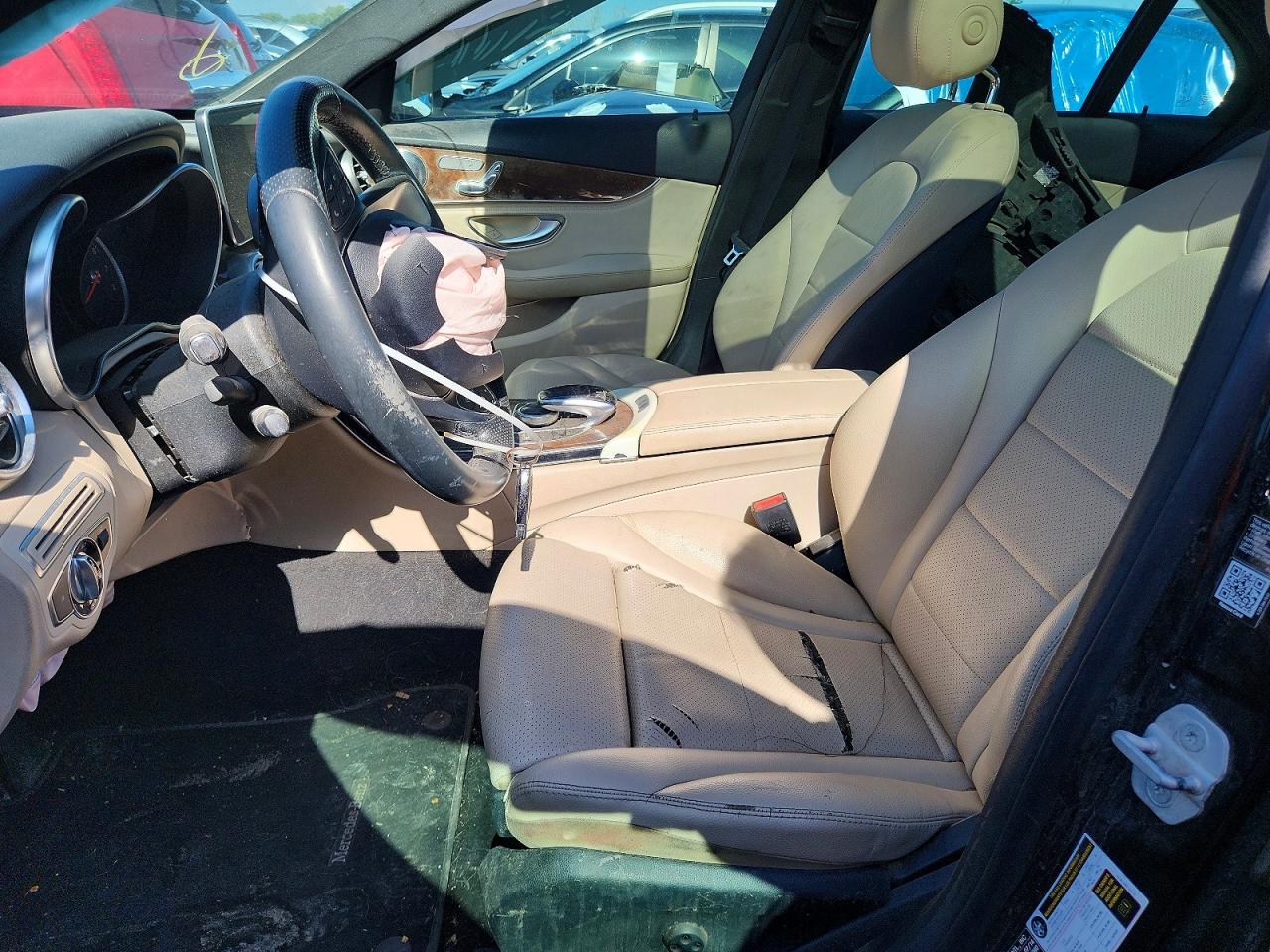 2015 Mercedes-benz C 300 4matic Black vin: 55SWF4KB8FU002070