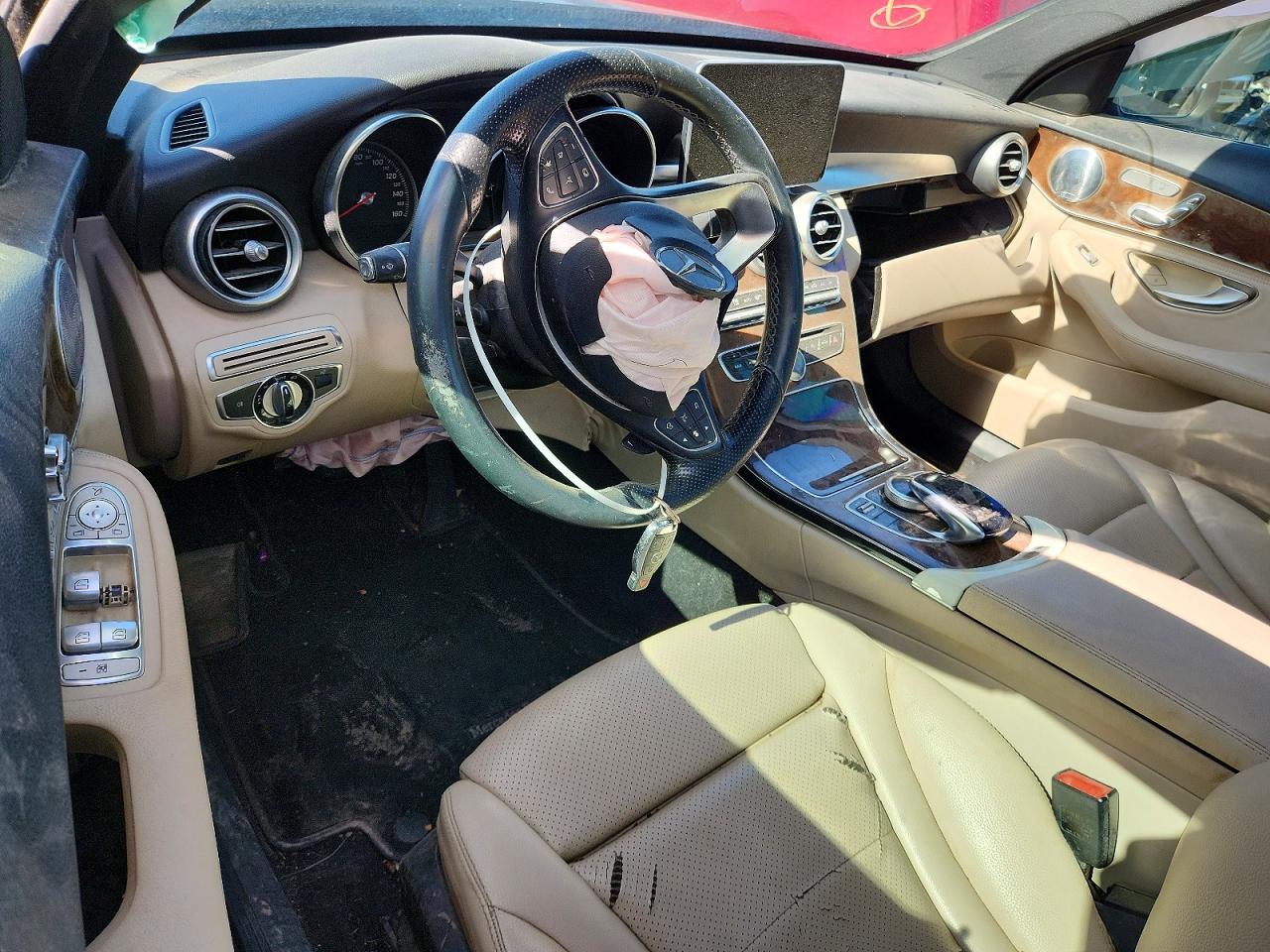 2015 Mercedes-benz C 300 4matic Black vin: 55SWF4KB8FU002070