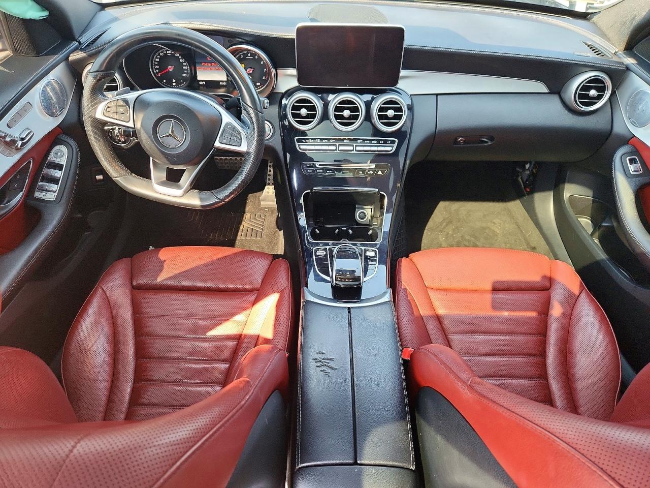 2015 Mercedes-benz C 300 4matic Black vin: 55SWF4KB8FU006099