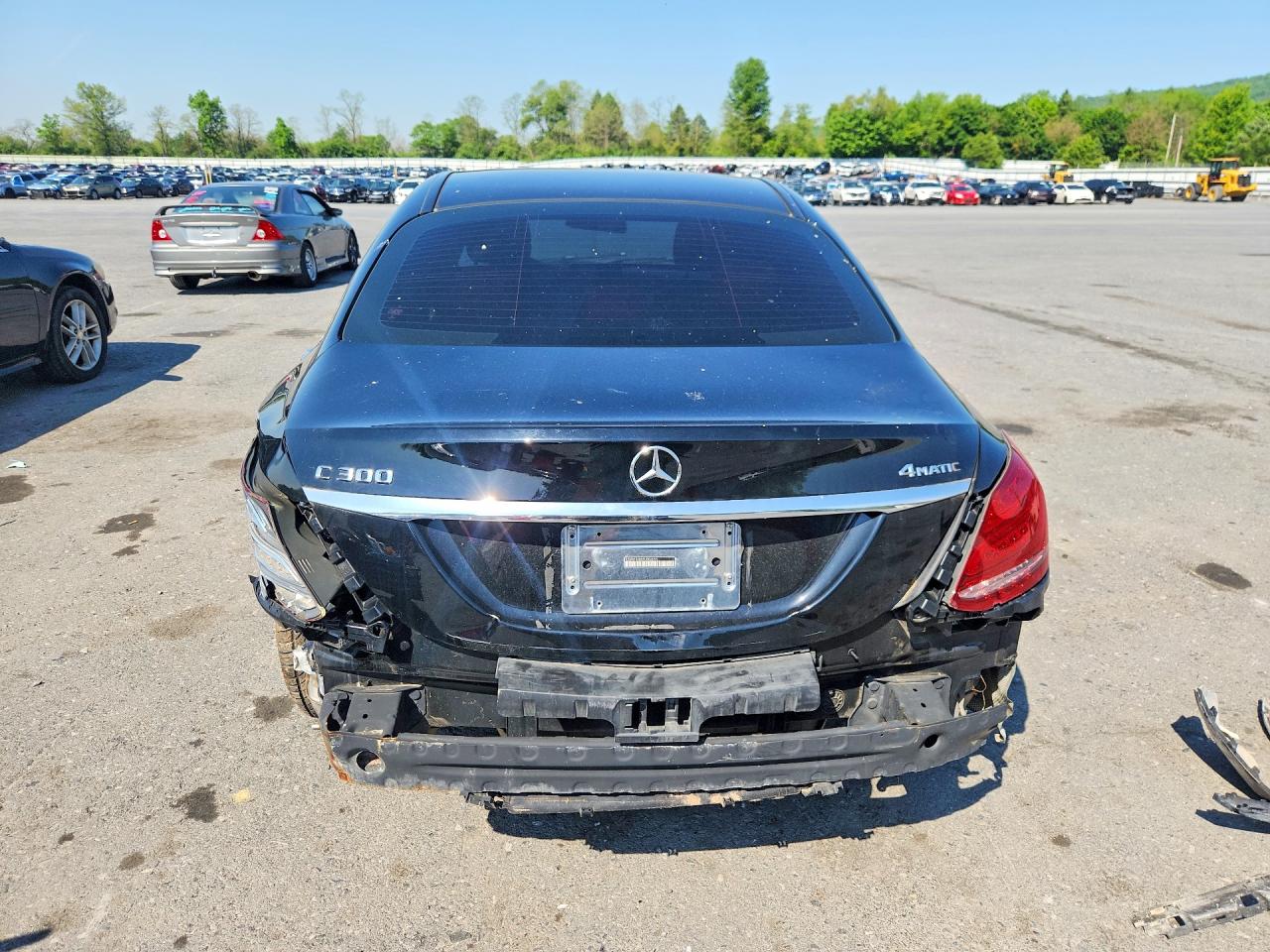 2015 Mercedes-benz C 300 4matic Black vin: 55SWF4KB8FU006099