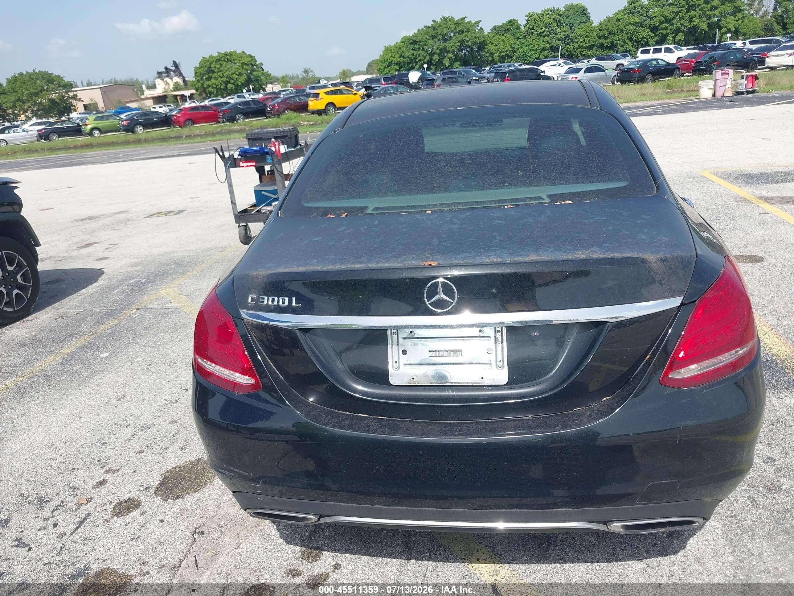 2015 Mercedes-benz C 300 4matic Black vin: 55SWF4KB8FU007253