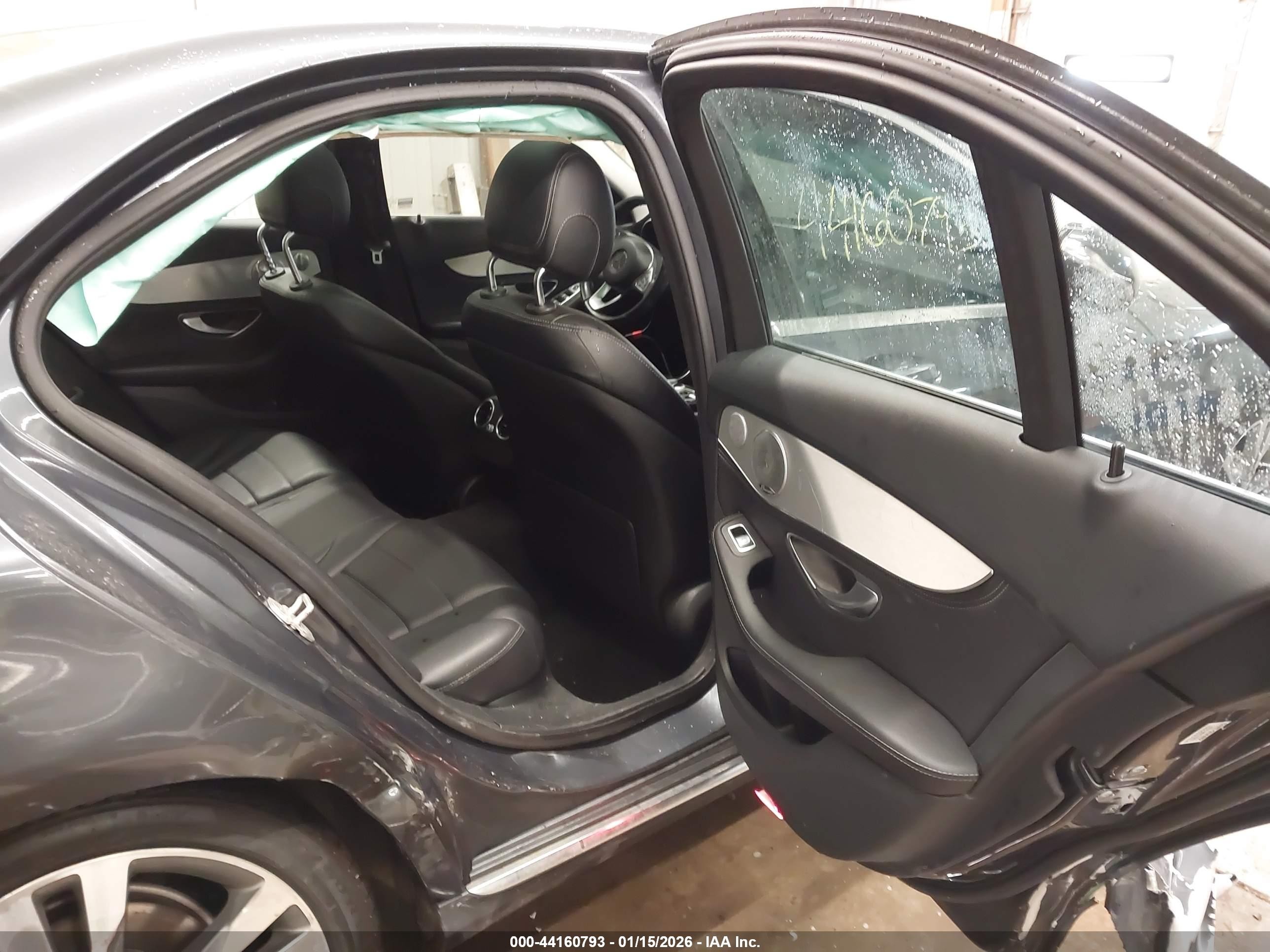2015 Mercedes-benz C 300 4matic Gray vin: 55SWF4KB8FU009052