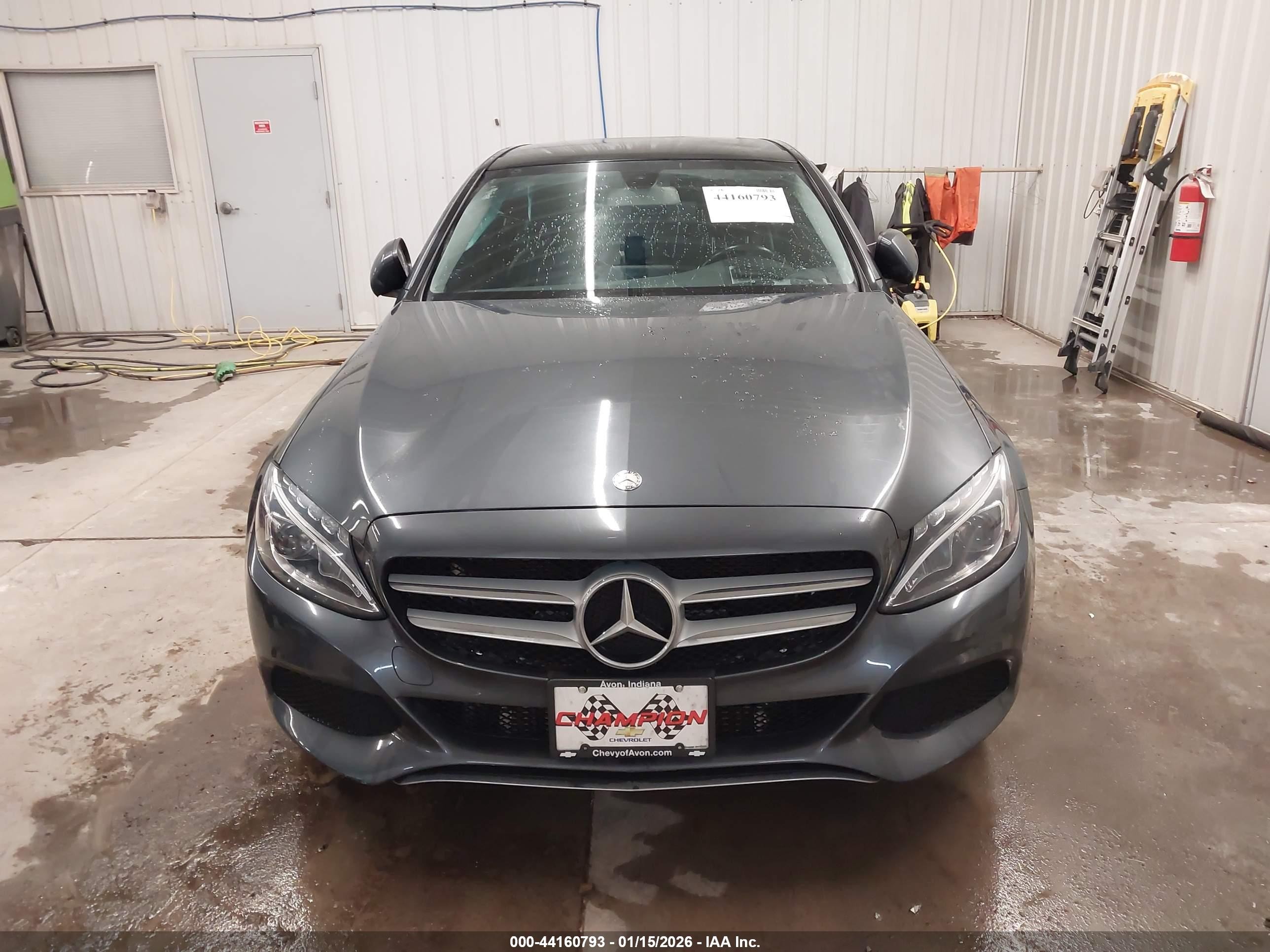 2015 Mercedes-benz C 300 4matic Gray vin: 55SWF4KB8FU009052