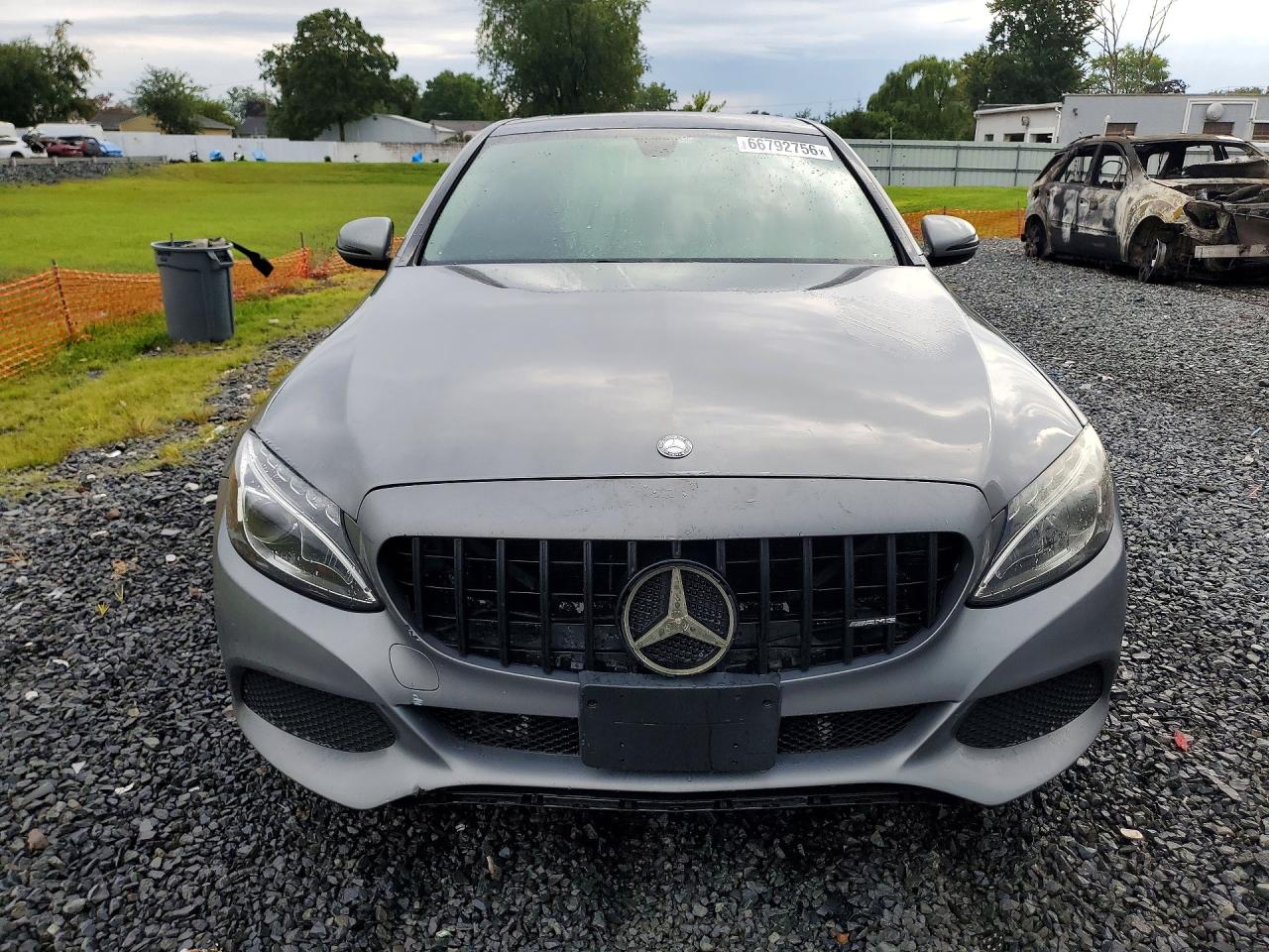 2015 Mercedes-benz C 300 4matic Gray vin: 55SWF4KB8FU014882