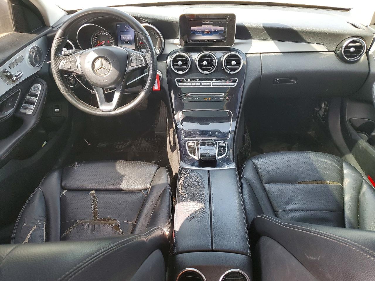 2015 Mercedes-benz C 300 4matic Silver vin: 55SWF4KB8FU022299
