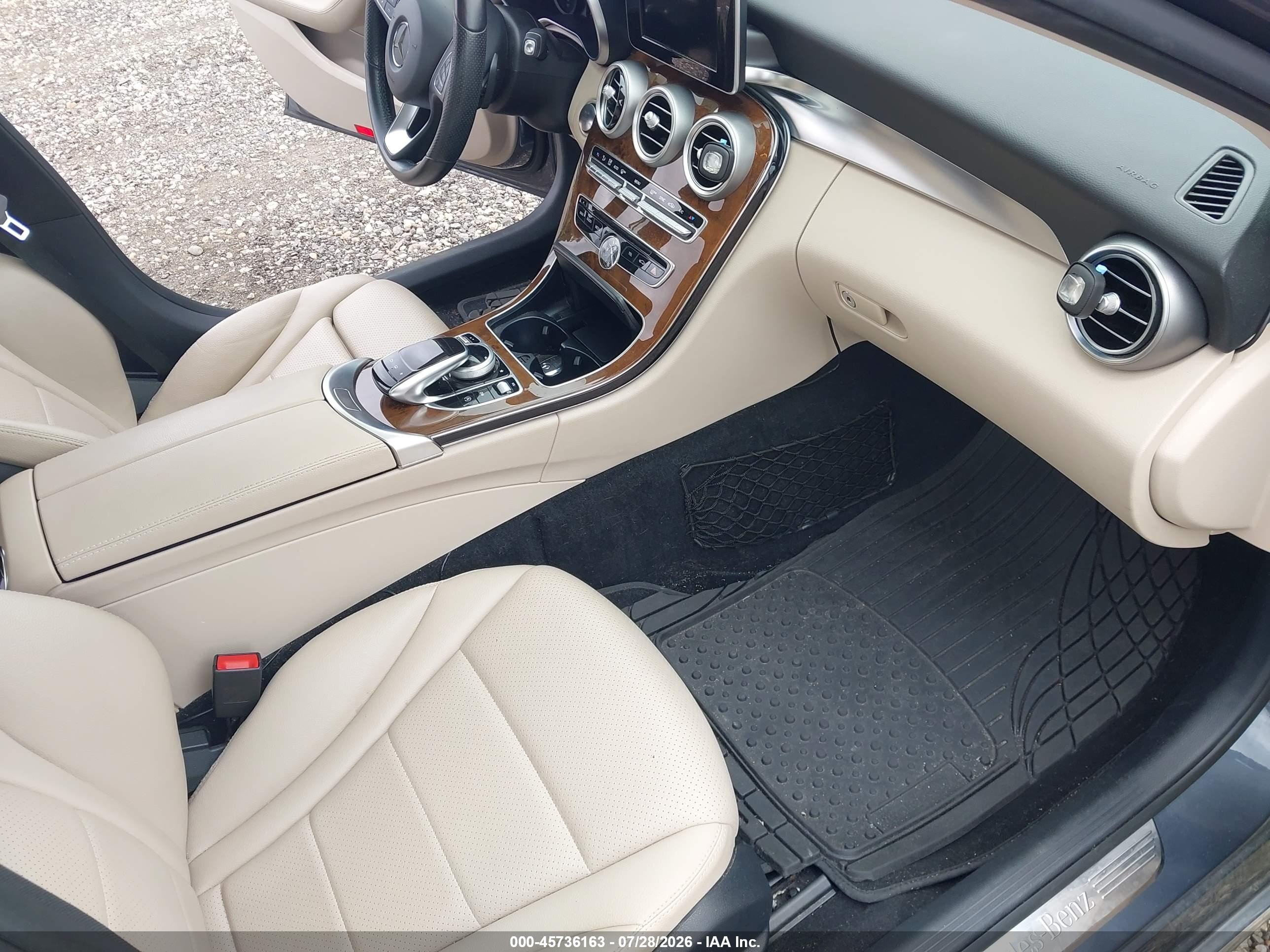 2015 Mercedes-benz C 300 4matic Gray vin: 55SWF4KB8FU027700