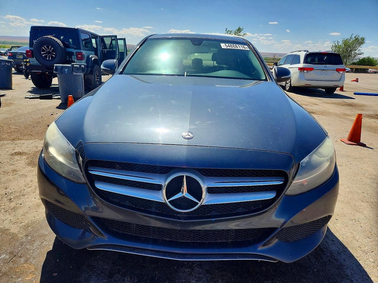 2015 Mercedes-benz C 300 4matic Charcoal vin: 55SWF4KB8FU038101