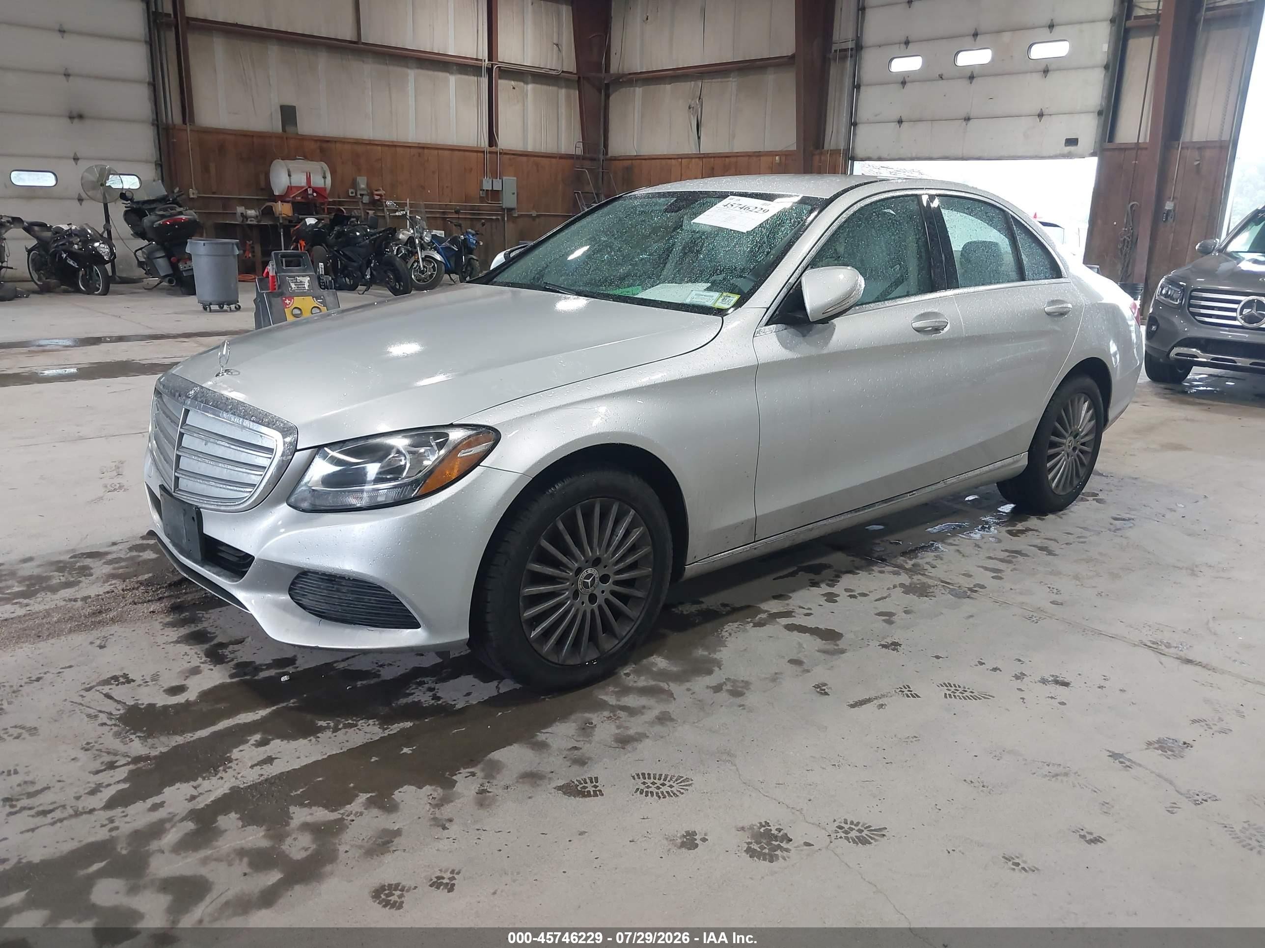 2015 Mercedes-benz C 300 Luxury 4matic Gray vin: 55SWF4KB8FU039782