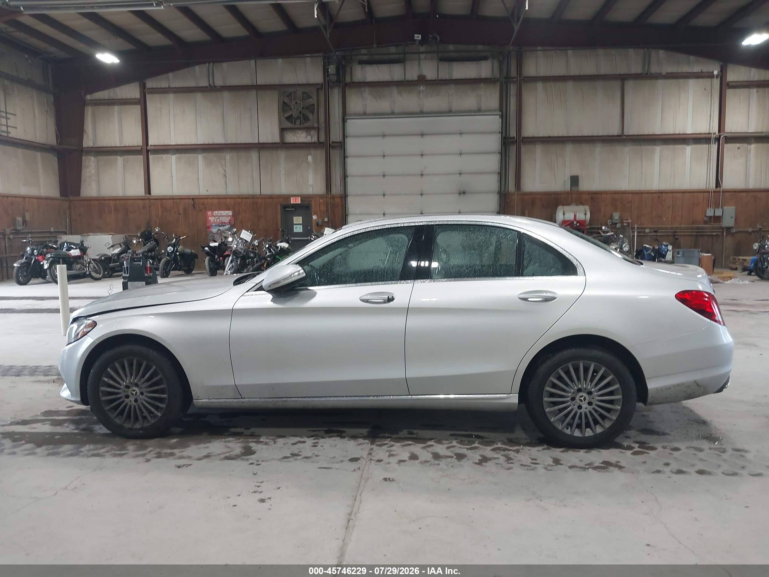 2015 Mercedes-benz C 300 Luxury 4matic Gray vin: 55SWF4KB8FU039782