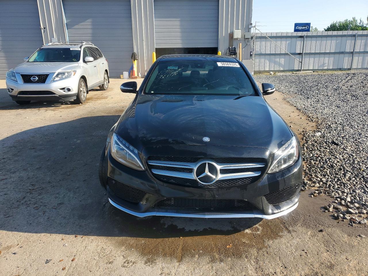 2015 Mercedes-benz C 300 4matic Black vin: 55SWF4KB8FU042911