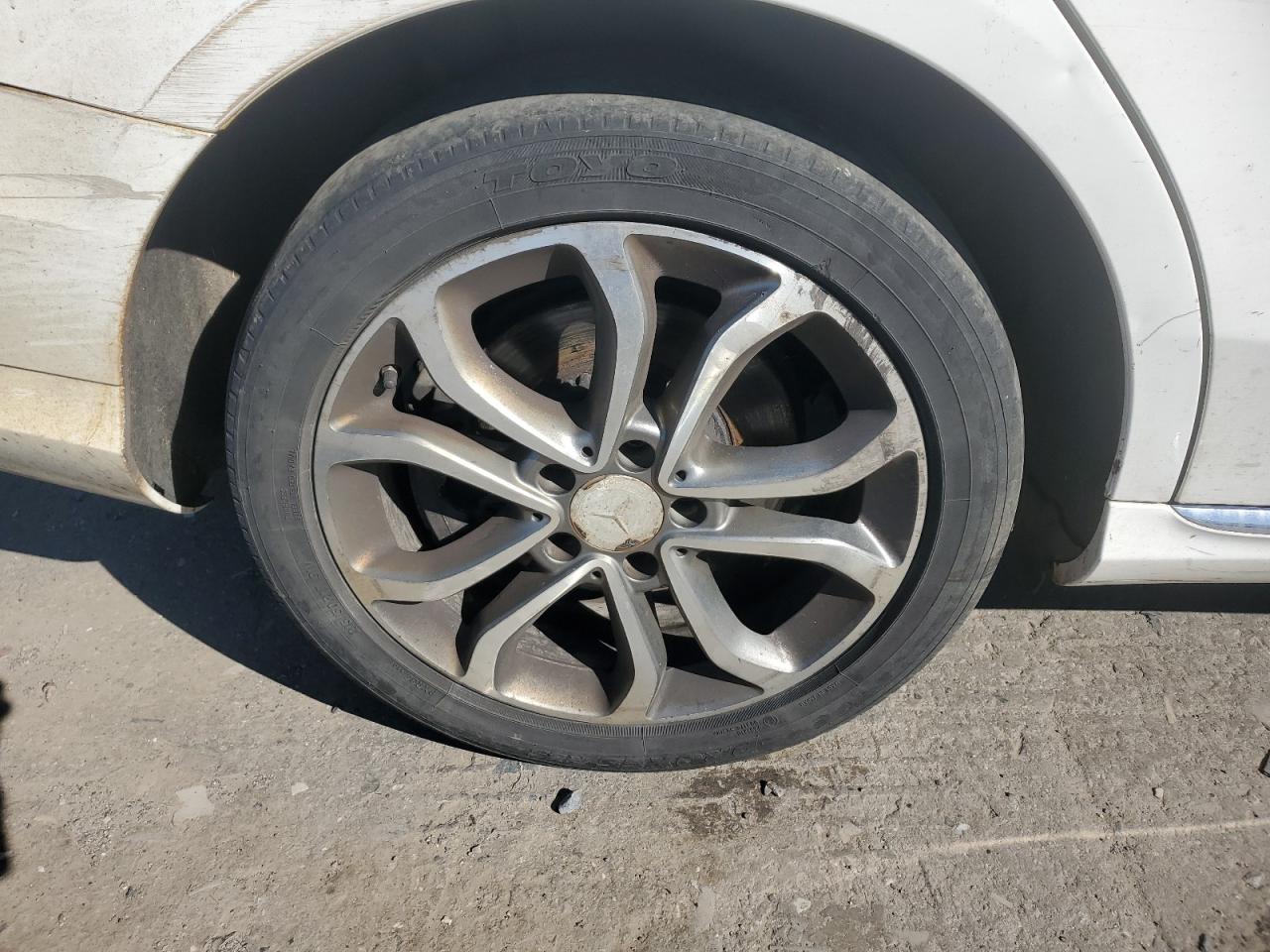 2015 Mercedes-benz C 300 4matic White vin: 55SWF4KB8FU058235 Damage: Right Rear Wheel, Curb Rash, > 12 Inches