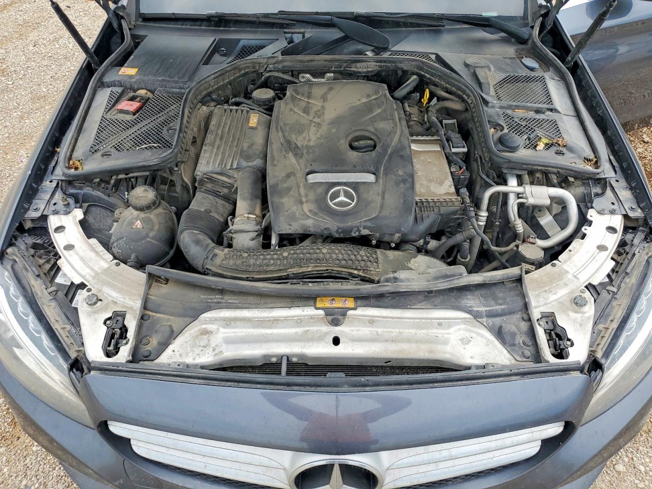 2015 Mercedes-benz C 300 4matic Charcoal vin: 55SWF4KB8FU061345