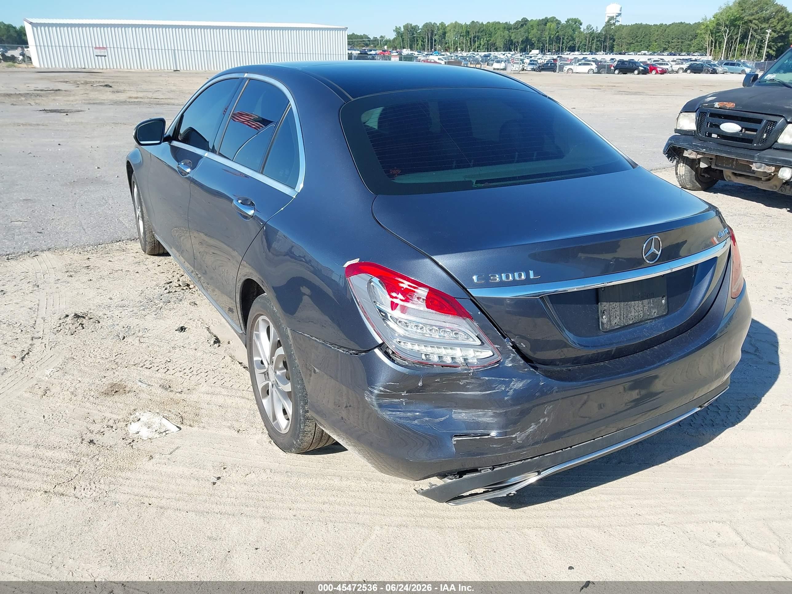 2015 Mercedes-benz C 300 4matic Gray vin: 55SWF4KB8FU062771