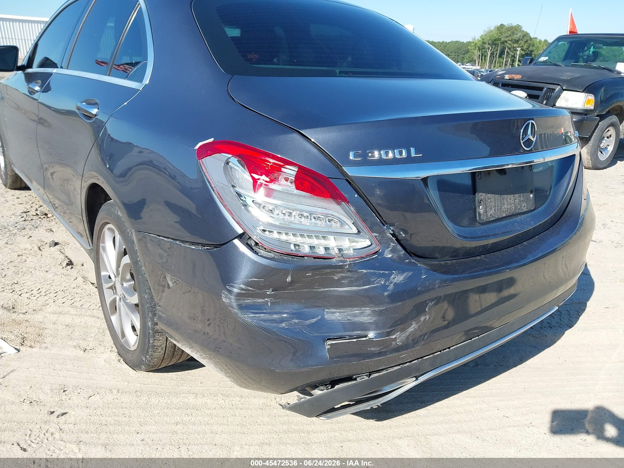 2015 Mercedes-benz C 300 4matic Gray vin: 55SWF4KB8FU062771