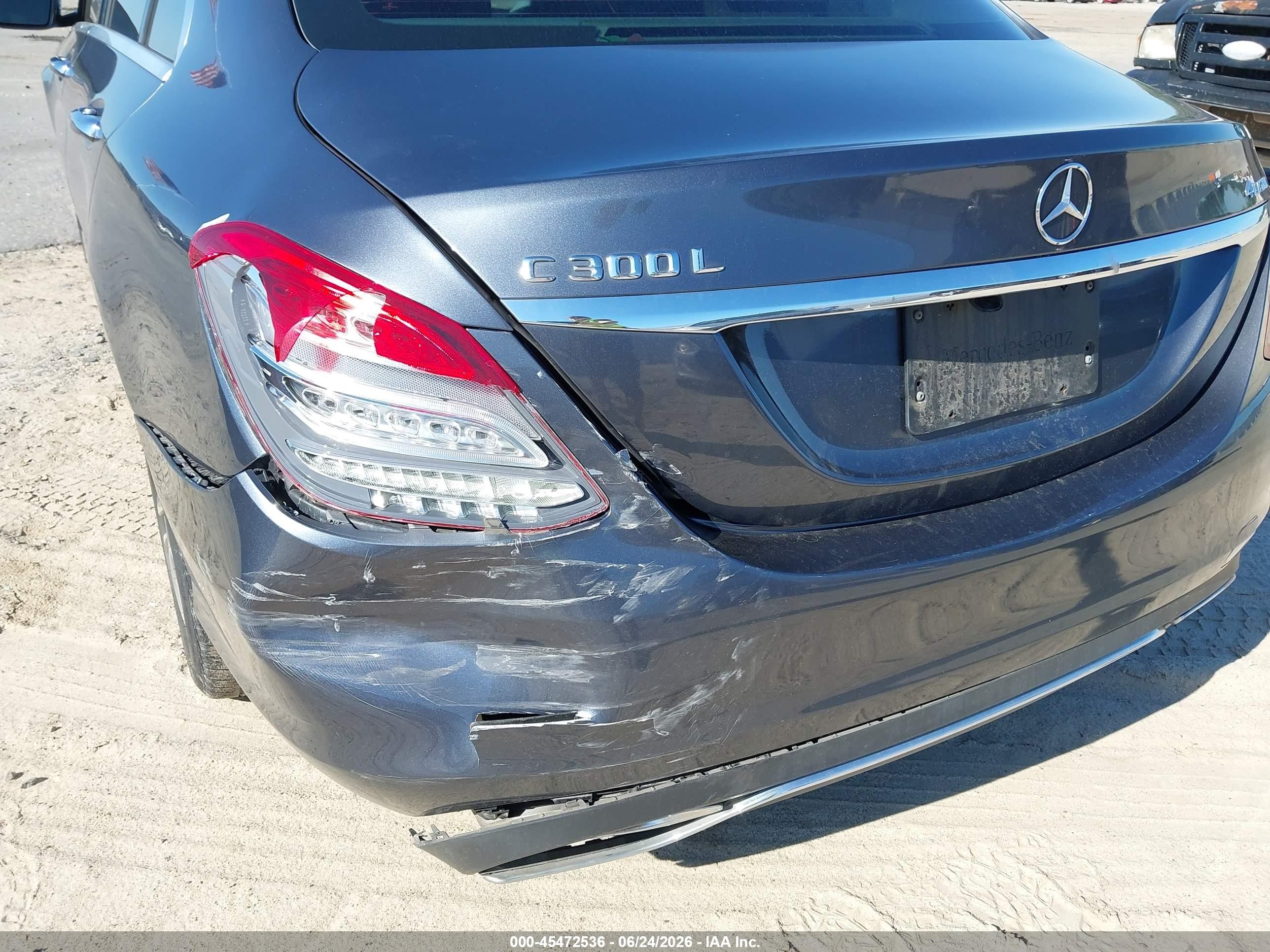 2015 Mercedes-benz C 300 4matic Gray vin: 55SWF4KB8FU062771