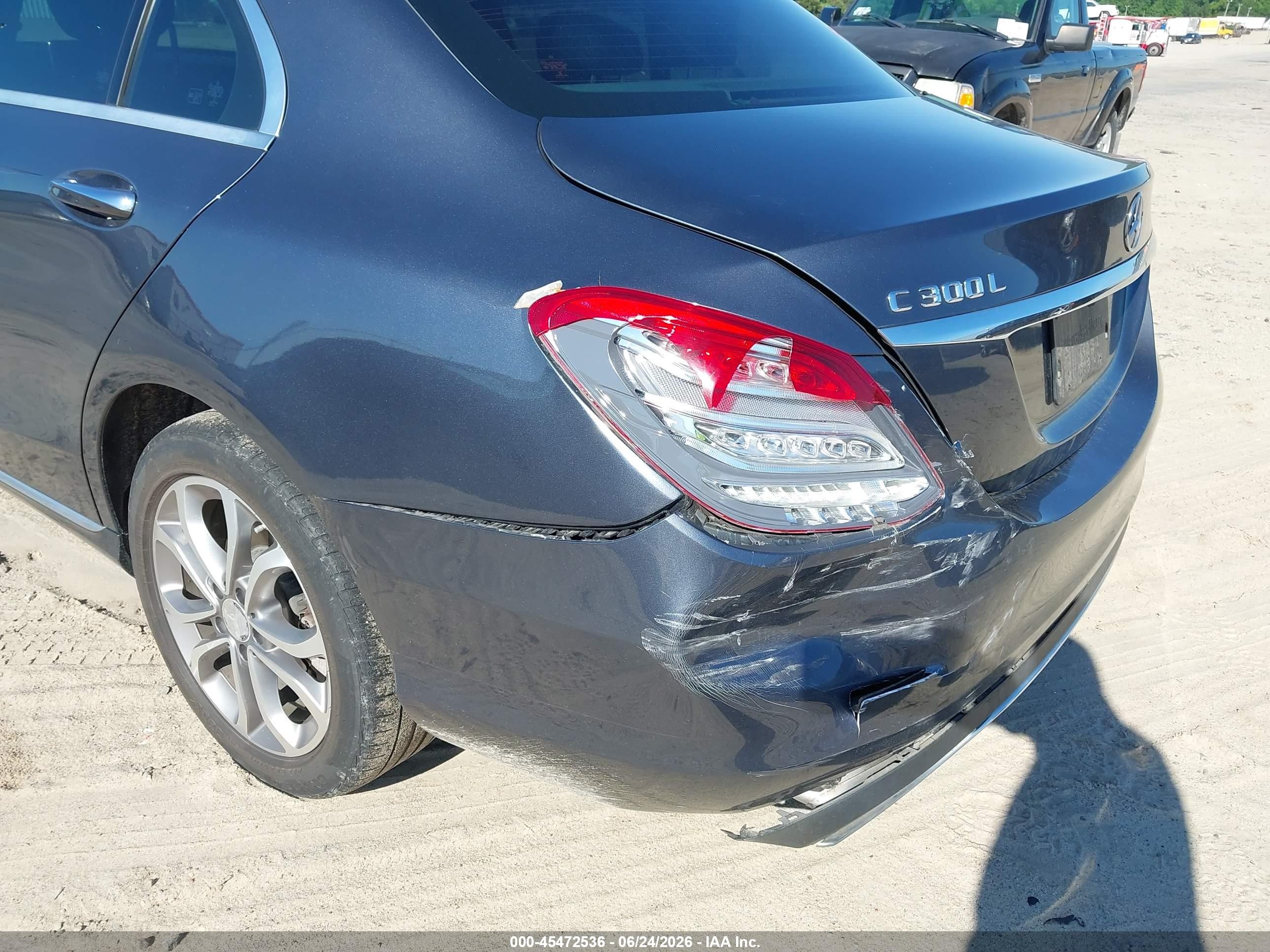 2015 Mercedes-benz C 300 4matic Gray vin: 55SWF4KB8FU062771