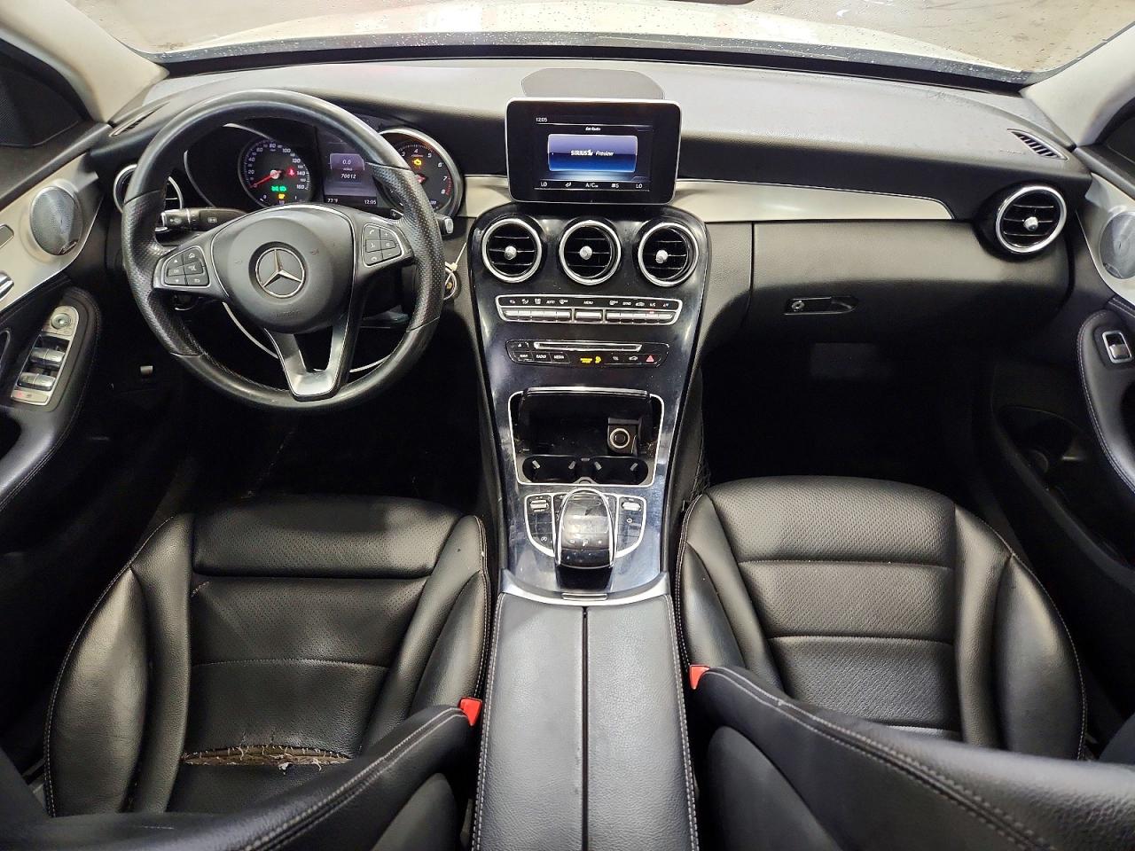 2015 Mercedes-benz C 300 4matic White vin: 55SWF4KB8FU095267