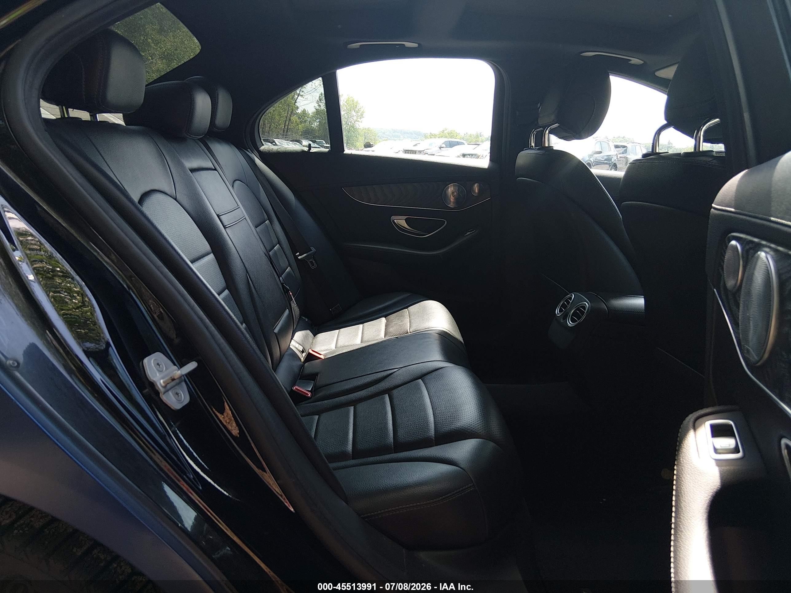 2015 Mercedes-benz C 300 Sport 4matic Blue vin: 55SWF4KB9FU006791