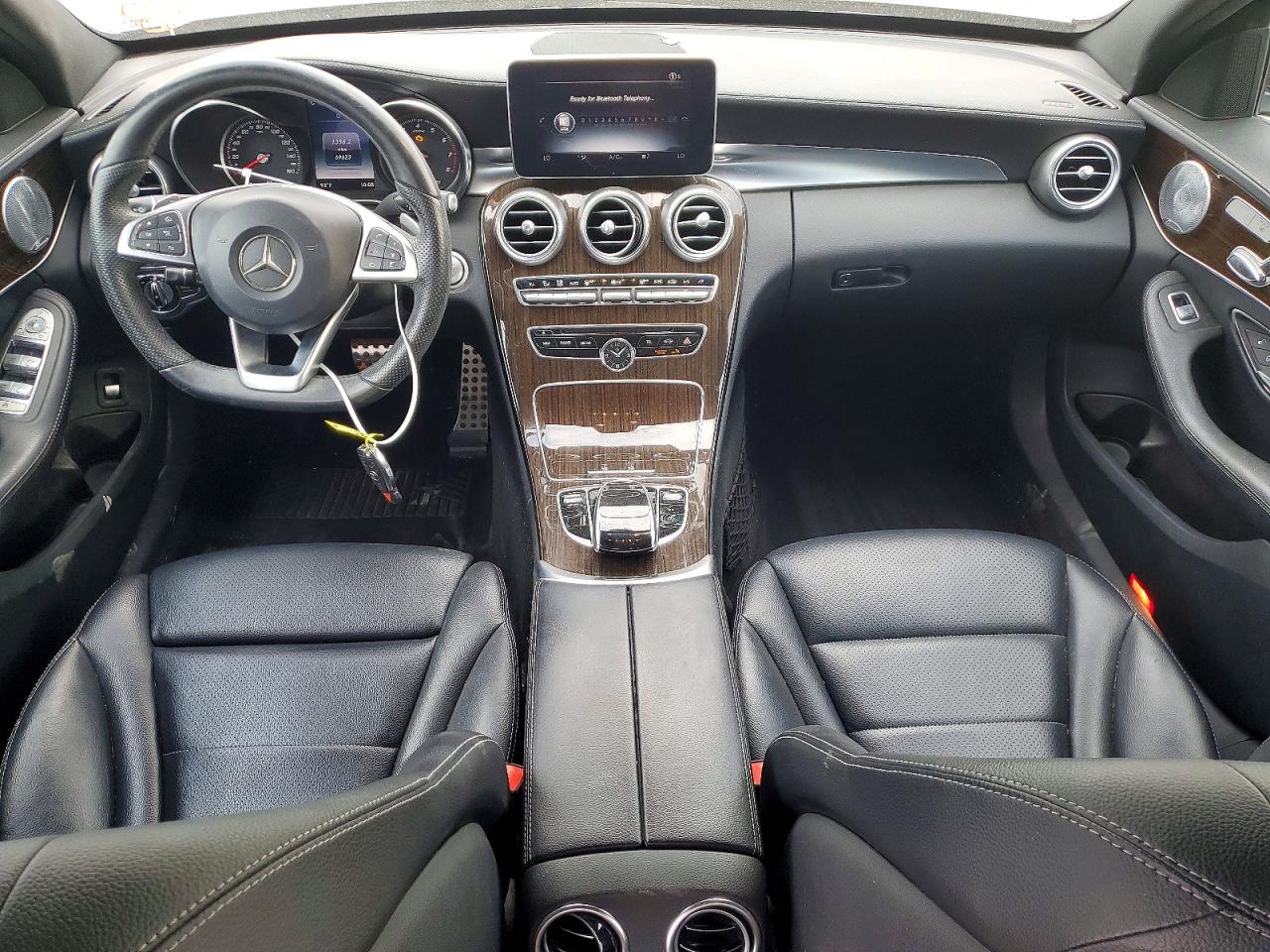 2015 Mercedes-benz C 300 4matic Угольный vin: 55SWF4KB9FU007813