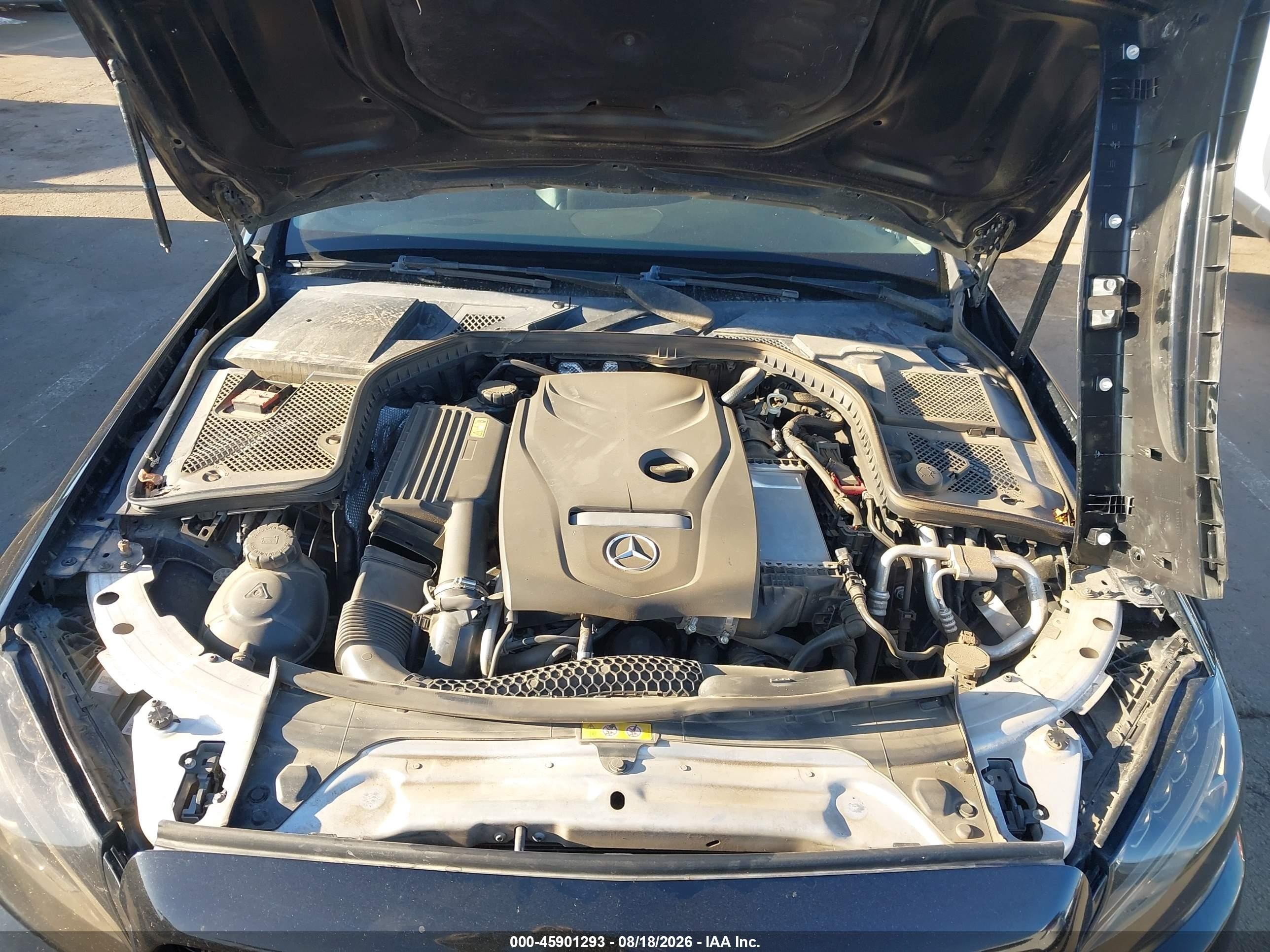2015 Mercedes-benz C 300 4matic Черный vin: 55SWF4KB9FU012025