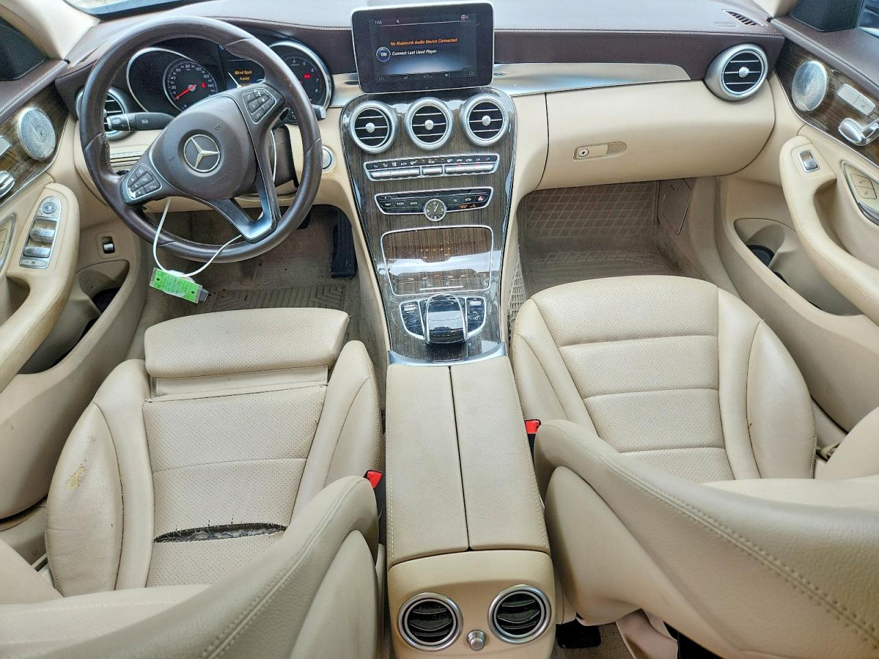 2015 Mercedes-benz C 300 4matic Gray vin: 55SWF4KB9FU013241
