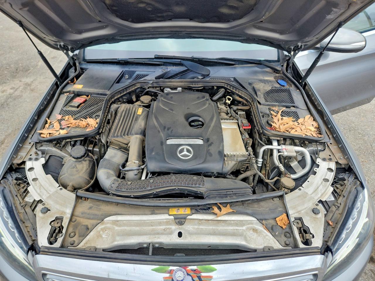 2015 Mercedes-benz C 300 4matic Gray vin: 55SWF4KB9FU013241