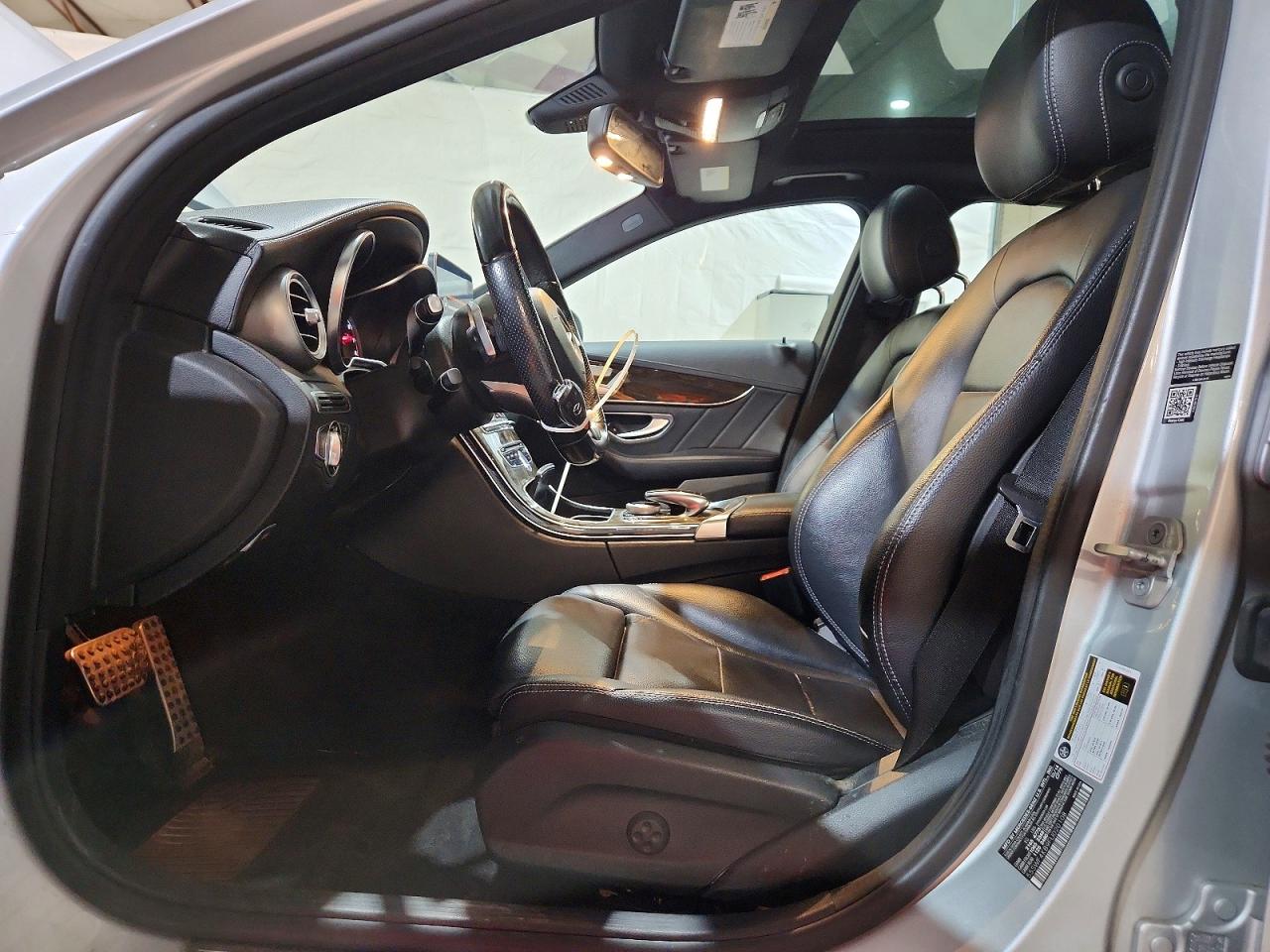 2015 Mercedes-benz C 300 4matic Silver vin: 55SWF4KB9FU020108