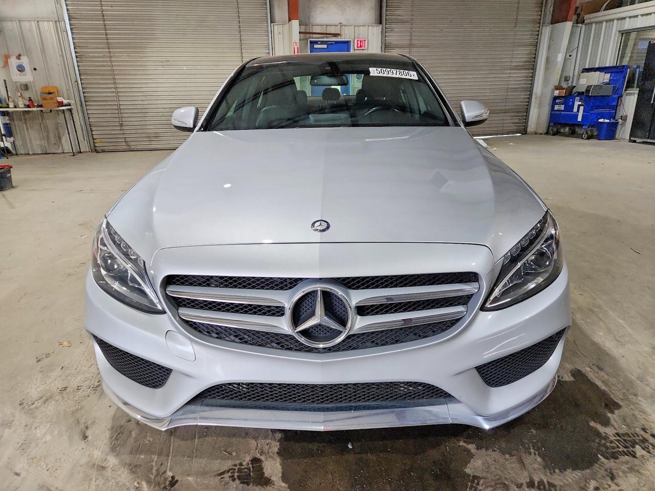 2015 Mercedes-benz C 300 4matic Silver vin: 55SWF4KB9FU020108