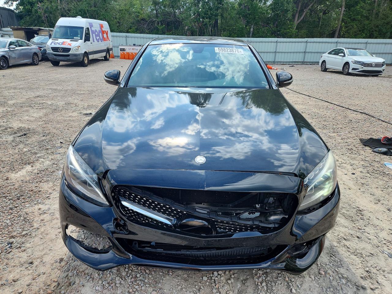 2015 Mercedes-benz C 300 4matic Black vin: 55SWF4KB9FU036096