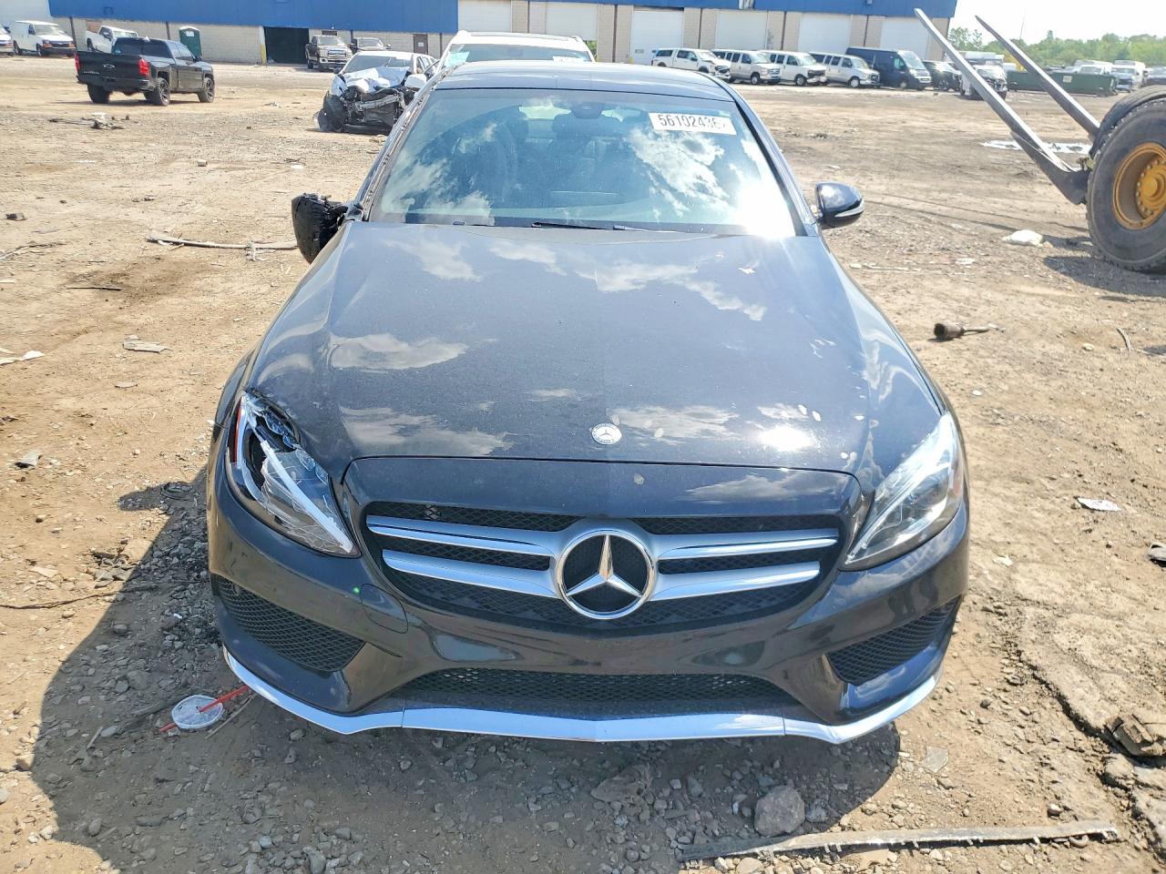 2015 Mercedes-benz C 300 4matic Black vin: 55SWF4KB9FU041279