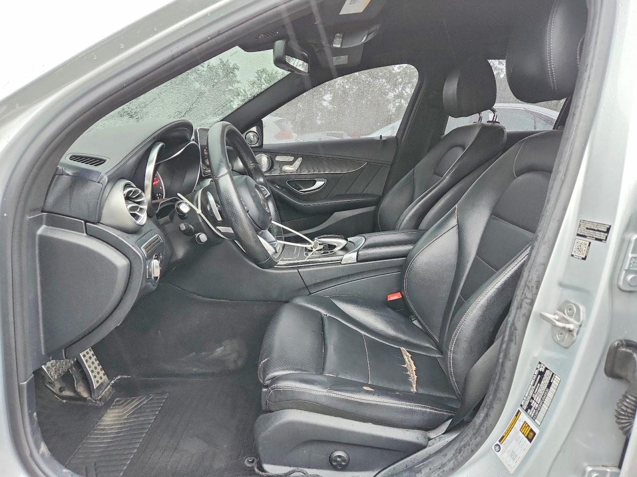 2015 Mercedes-benz C 300 4matic Silver vin: 55SWF4KB9FU060530