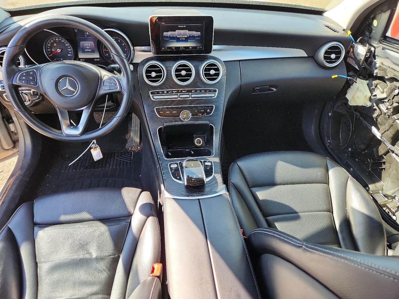 2015 Mercedes-benz C 300 4matic Silver vin: 55SWF4KB9FU070832