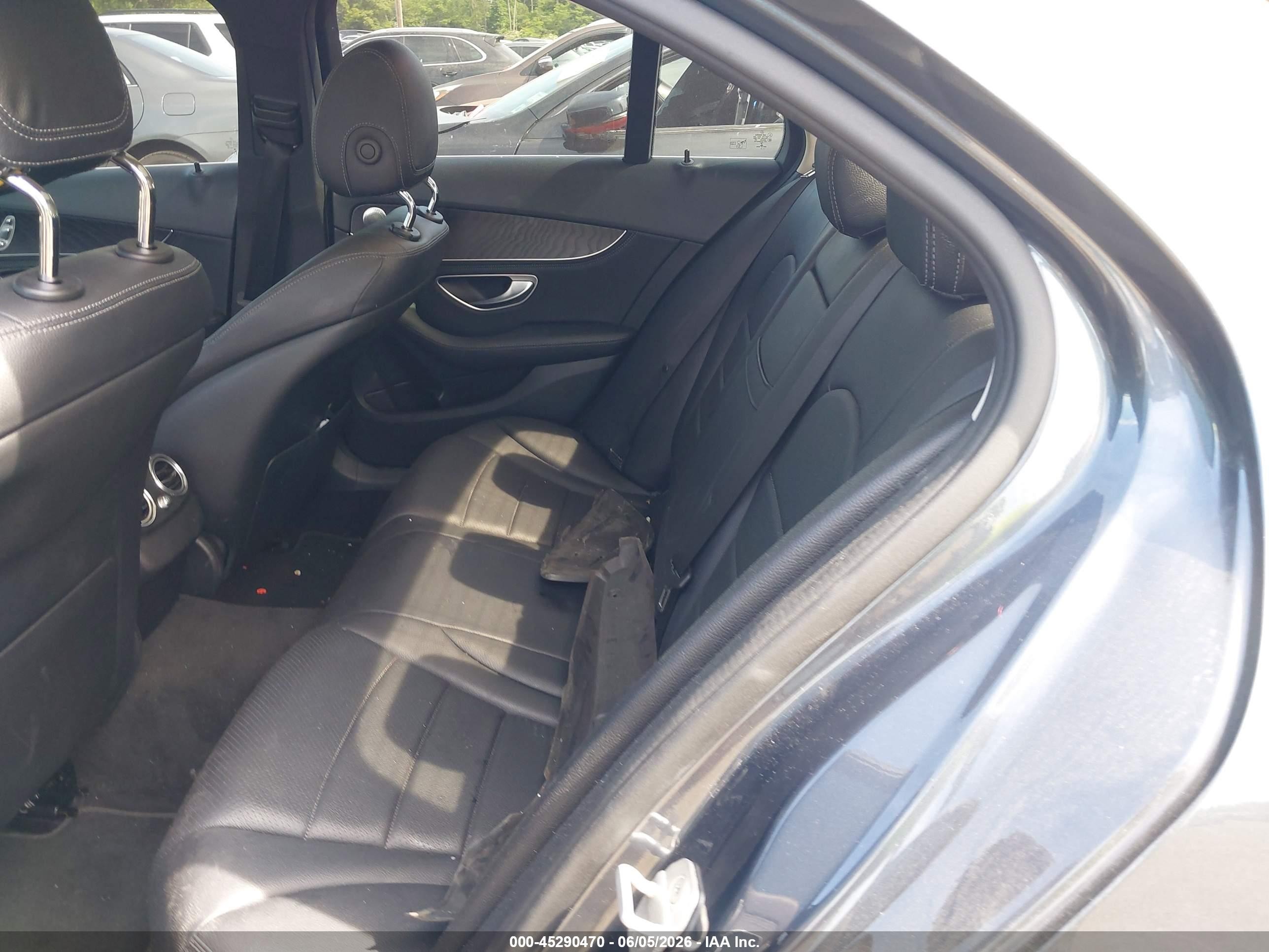 2015 Mercedes-benz C 300 4matic Gray vin: 55SWF4KB9FU071544