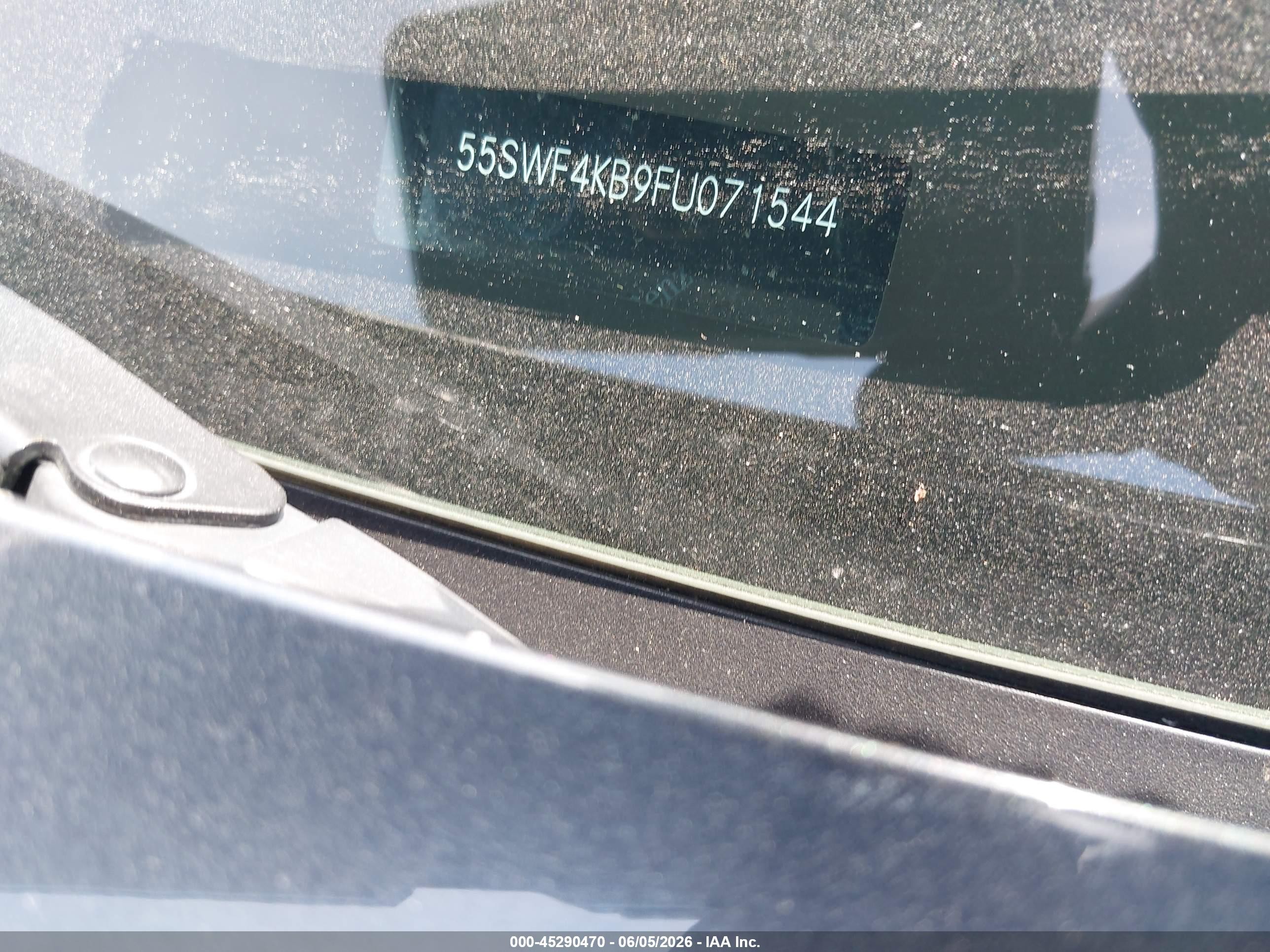 2015 Mercedes-benz C 300 4matic Gray vin: 55SWF4KB9FU071544