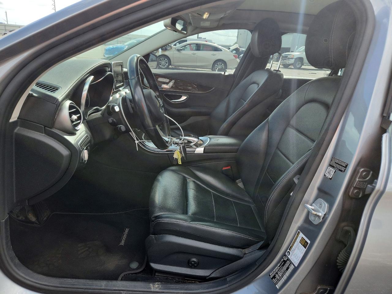 2015 Mercedes-benz C 300 4matic Silver vin: 55SWF4KBXFU006265